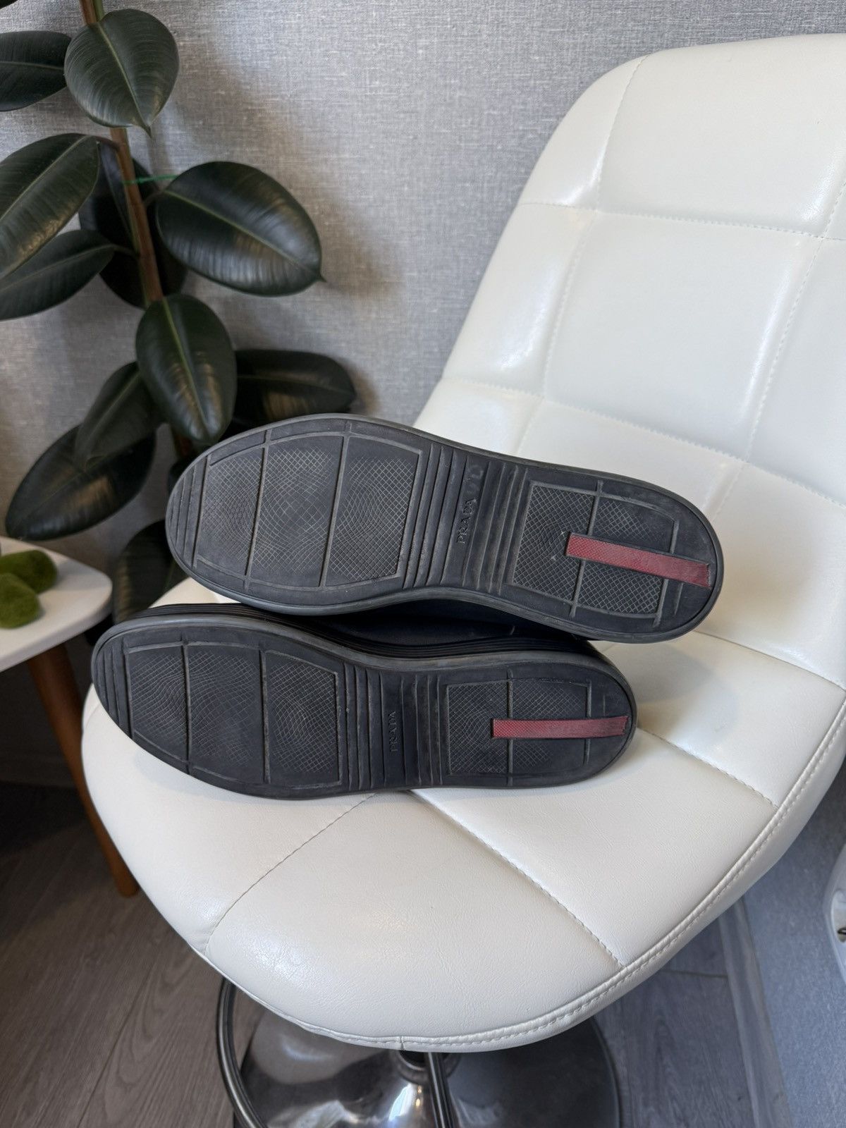 Prada Prada Black Leather Chelsea Boots Ankle Elastic Panel Shoes Size US 8.5 / EU 41-42 - 21 Thumbnail