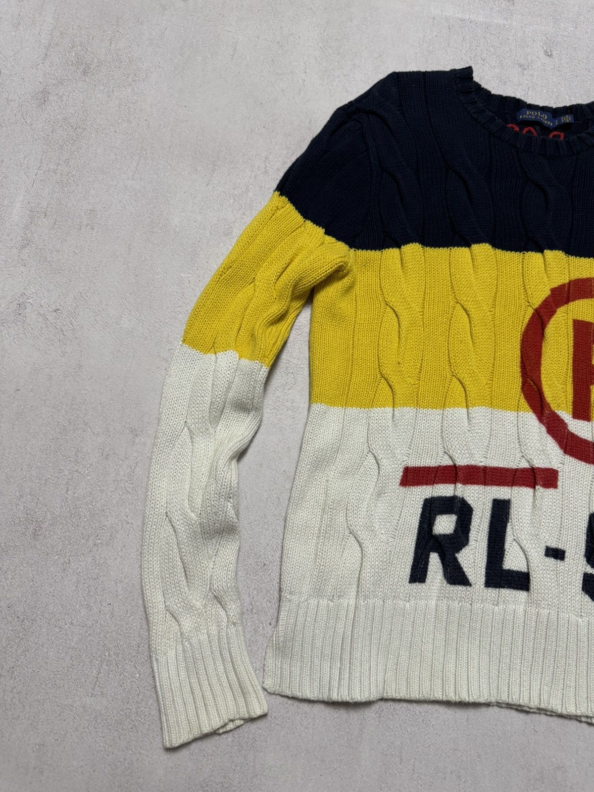 Polo Ralph Lauren Polo Ralph Lauren RL-93 Sweater Knit Big Logo Rare Size US S / EU 44-46 / 1 - 2 Thumbnail