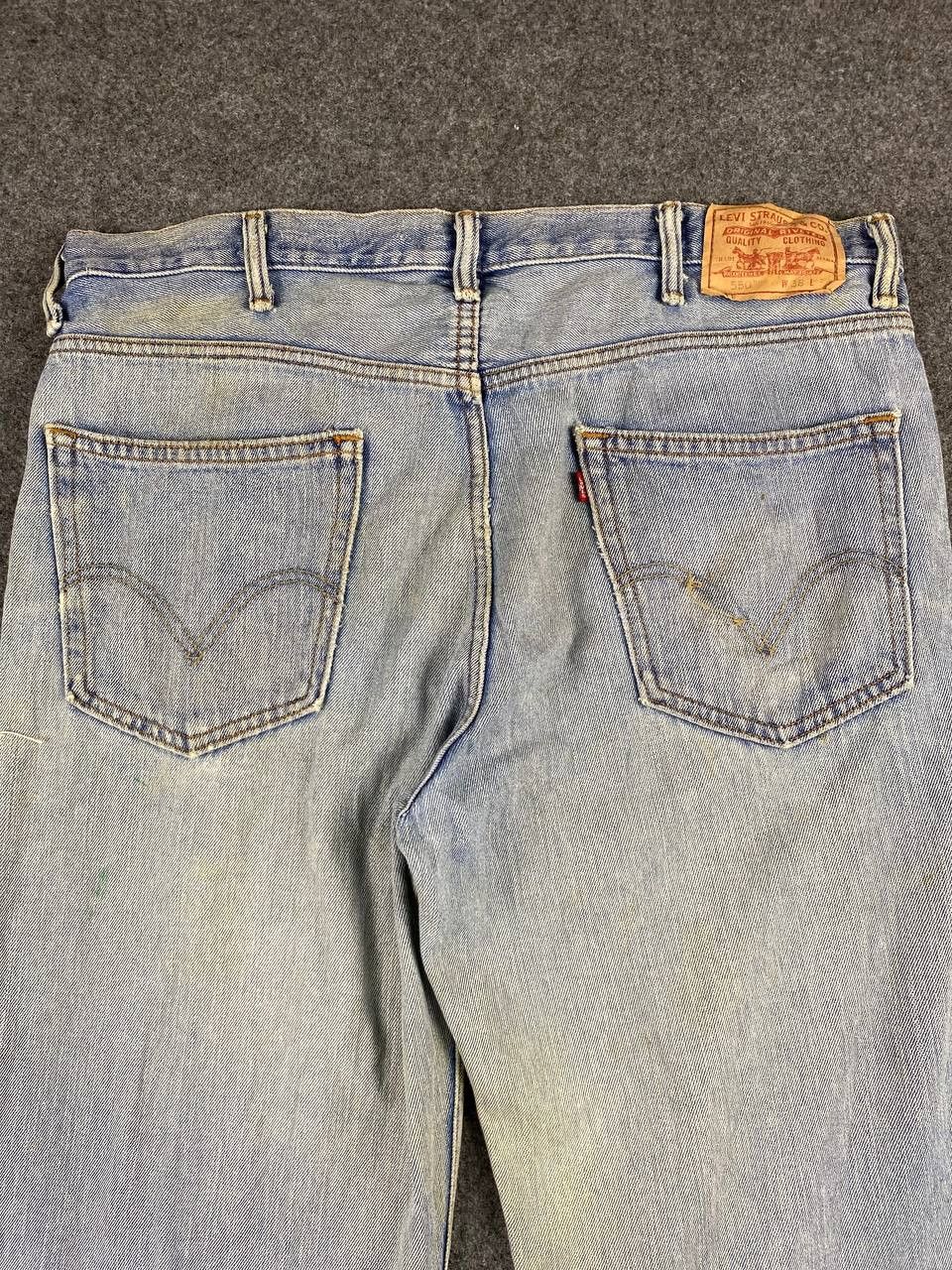 Levi's vintage levis 550 relaxed fit distressed denim Size US 39 - 3 Thumbnail