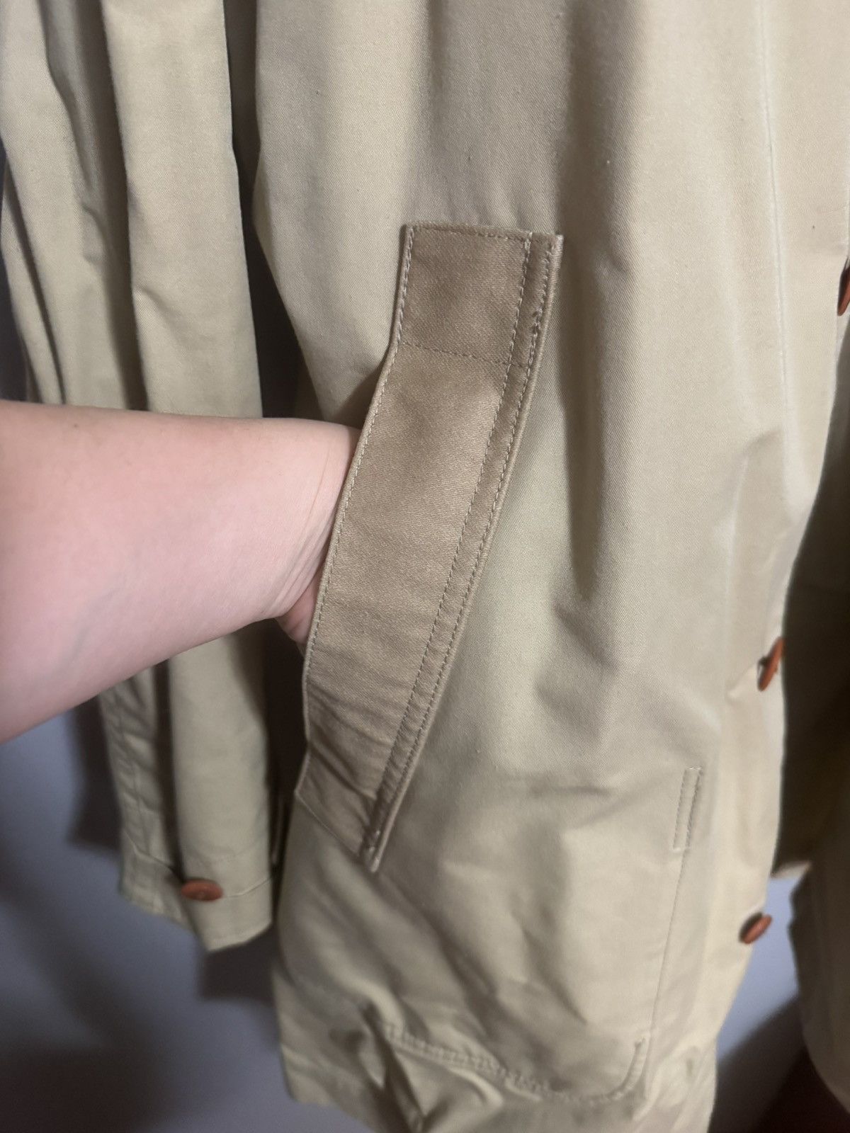 Comme des Garcons eYe Junya Watanabe Comme Des Garcons Twill Beige Rain Jacket Size US M / EU 48-50 / 2 - 5 Thumbnail