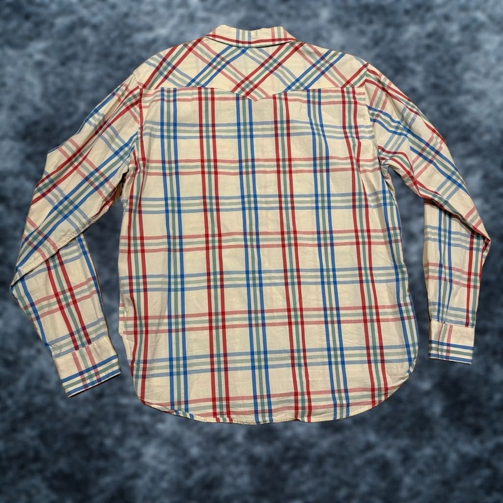 Topo Designs Topo Designs Plaid Button-Up Shirt Mens XL Long Sleeve Pockets Organic Cotton Multicolor Store Photos/Measurements Size US XL / EU 56 / 4 - 1 Thumbnail