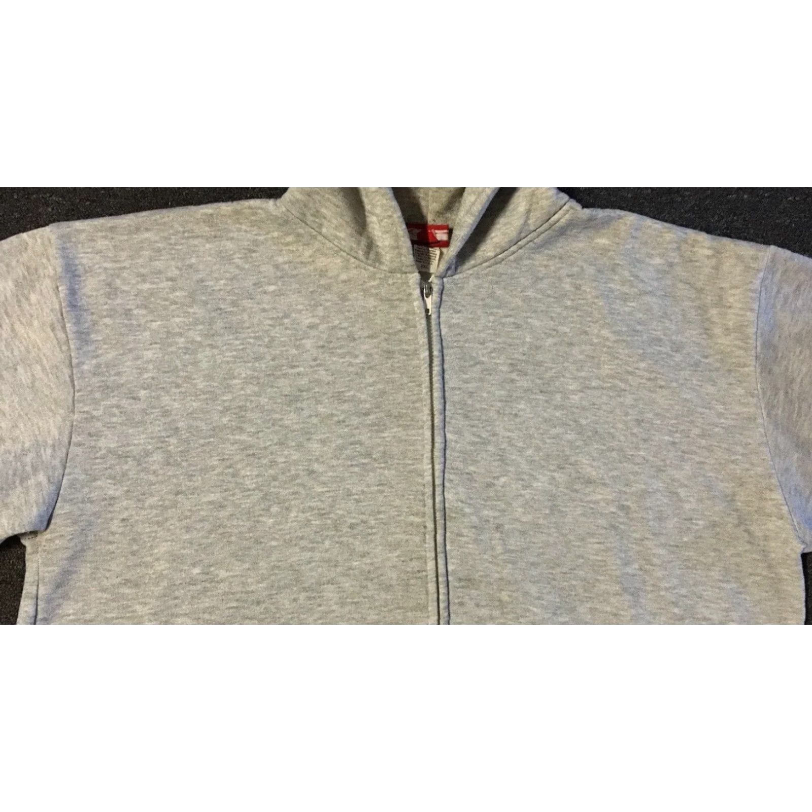 Vintage Vtg 90s Faded Distress Zip Hoodie XXL USA Track Grunge PE Biker Skate Surf 80s Size US XXL / EU 58 / 5 - 3 Thumbnail