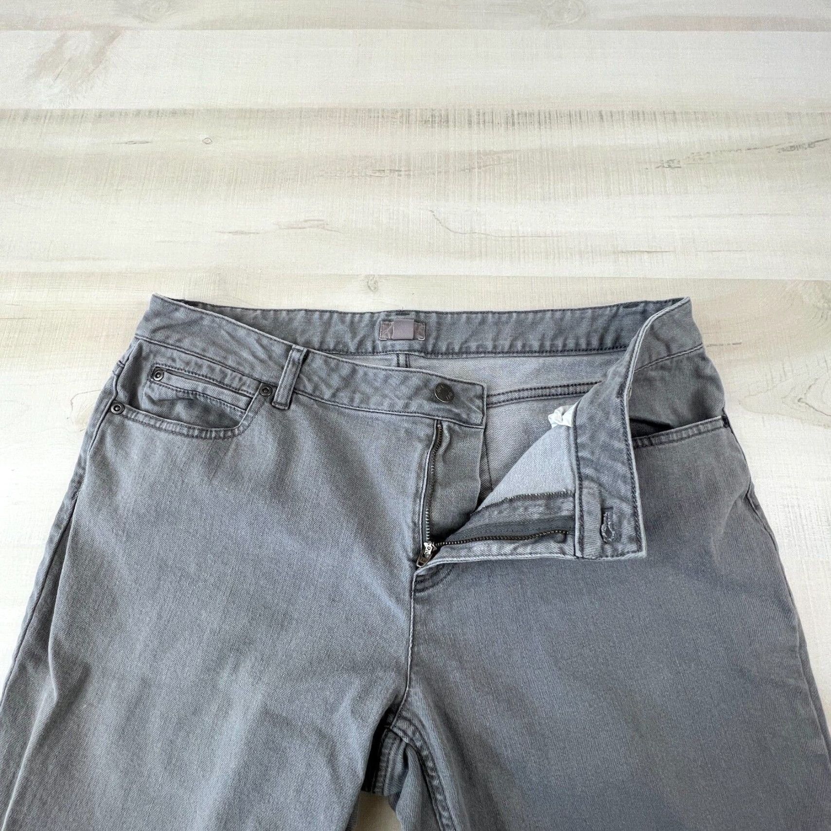 J. Jill J Jill Women's 14 Gray Slim Leg Mid Rise Stretch Jeans Size 36" / US 14 / IT 50 - 3 Thumbnail