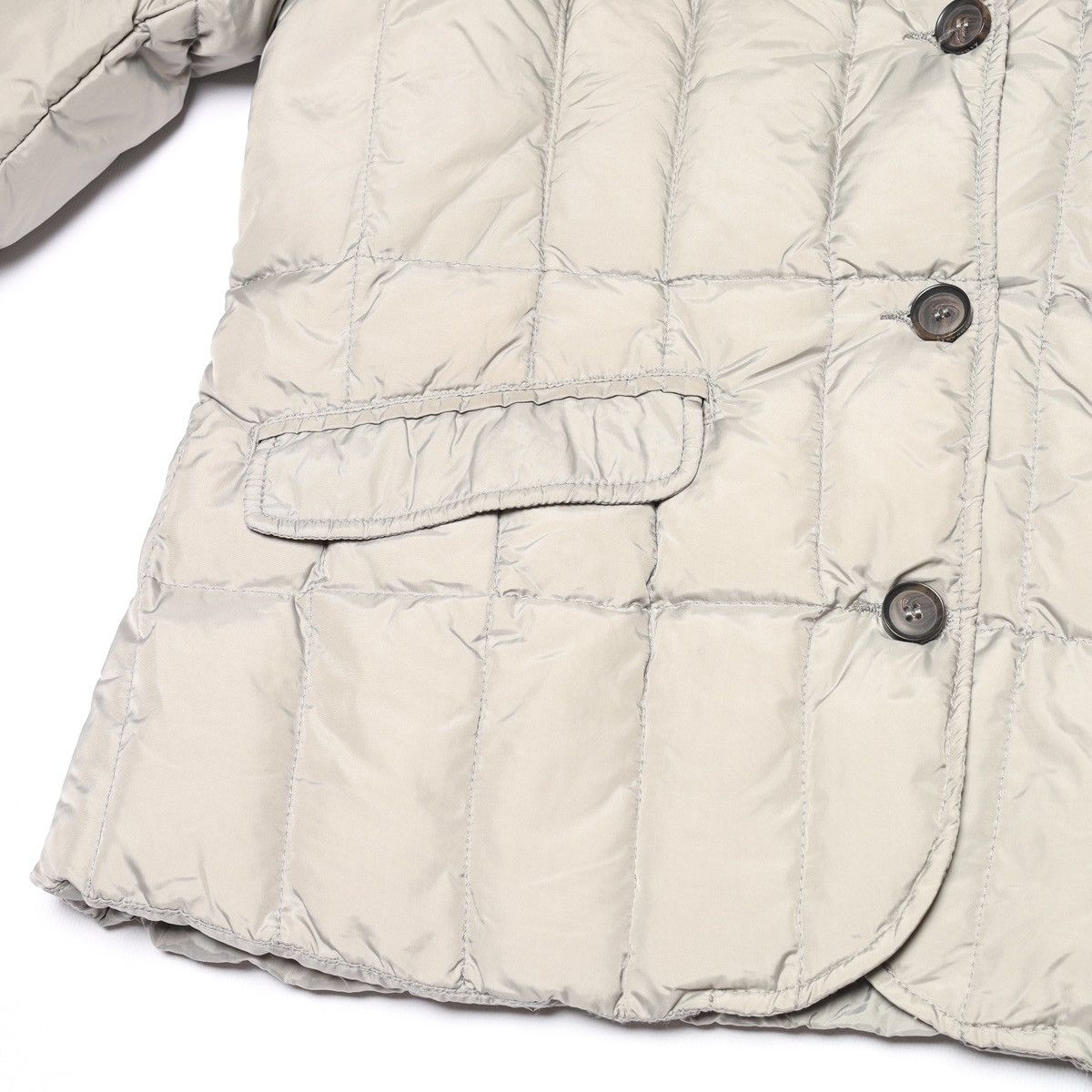 Eleventy Eleventy Goose Down Nylon Jacket Puffer Grey Size M / US 6-8 / IT 42-44 - 7 Thumbnail