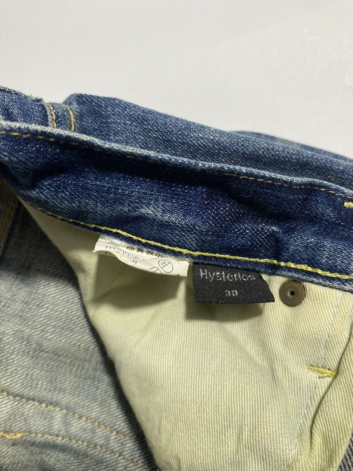 Hysteric Glamour HYSTERIC GLAMOUR DISTRESSED REPAIRED DESIGN DENIM JEANS Size US 30 / EU 46 - 7 Thumbnail