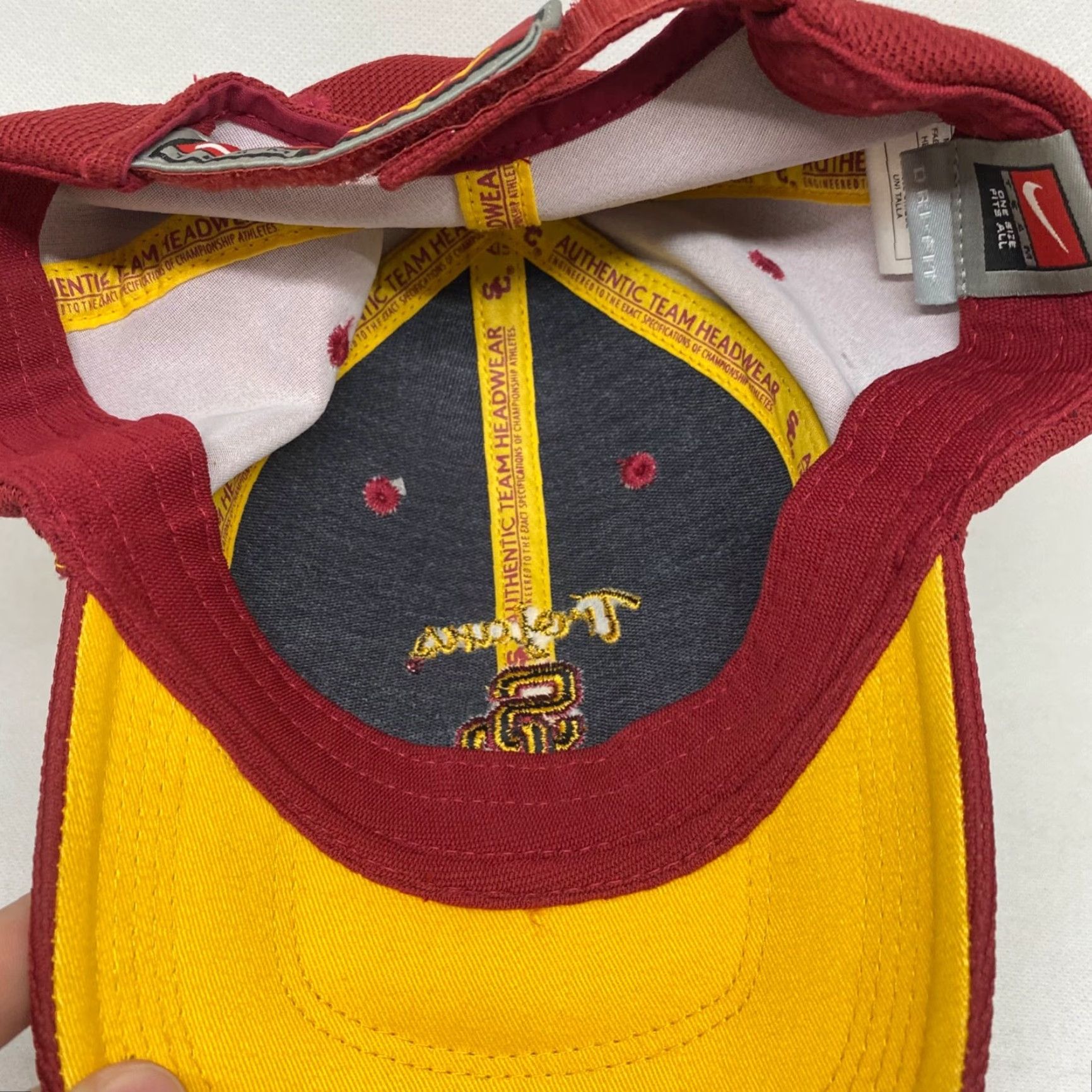 Nike Nike Hat USC College Strapback Baseball Cap Red Size ONE SIZE - 6 Thumbnail
