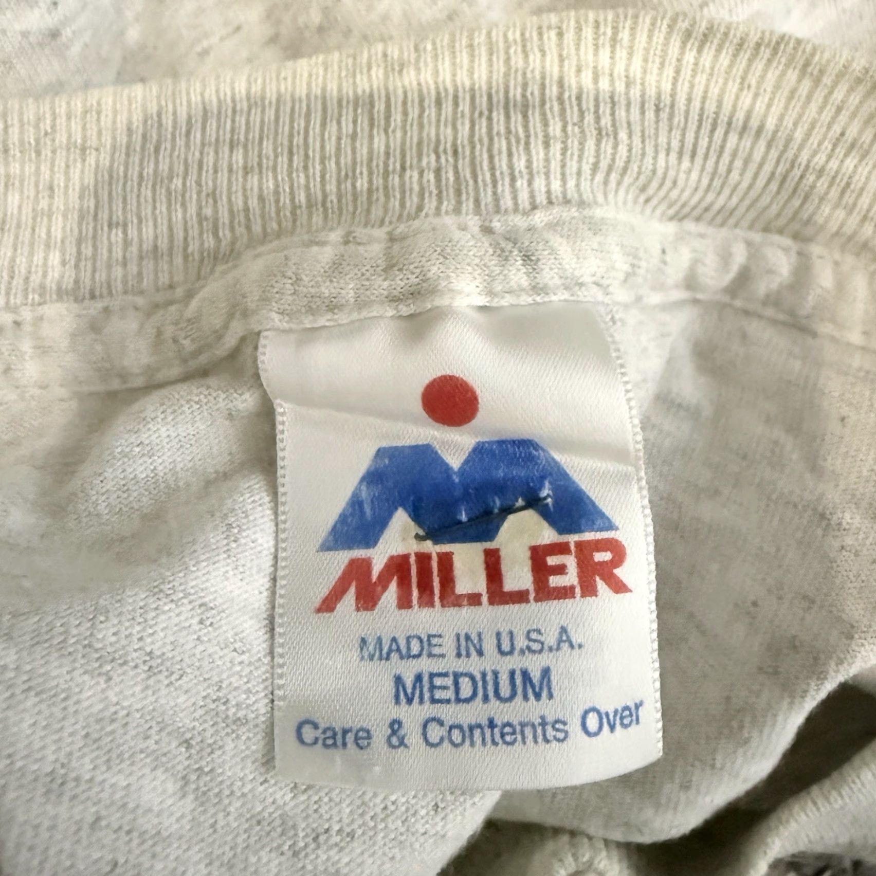 Vintage VINTAGE Miller Arizona Graphic Tee Shirt Mens M Gray Coyote Waits US Single Stitch 90s ThemeMens Size US M / EU 48-50 / 2 - 4 Thumbnail