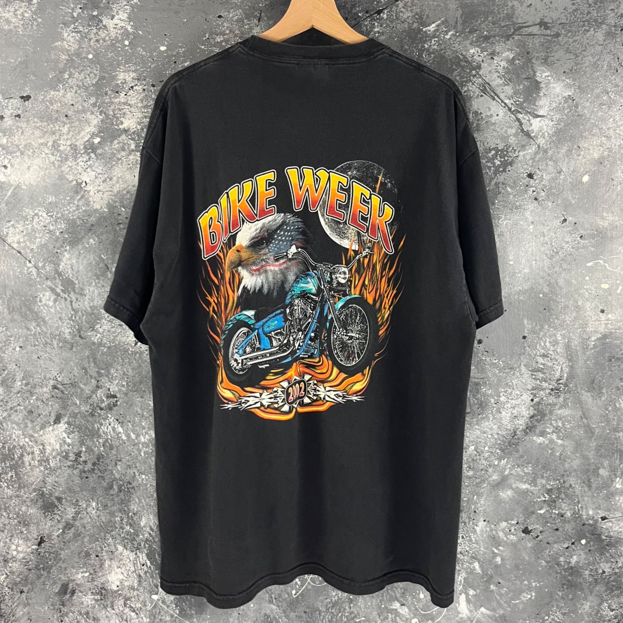 Vintage Vintage Y2K Biker Eagle shirt Size US L / EU 52-54 / 3 - 1 Thumbnail