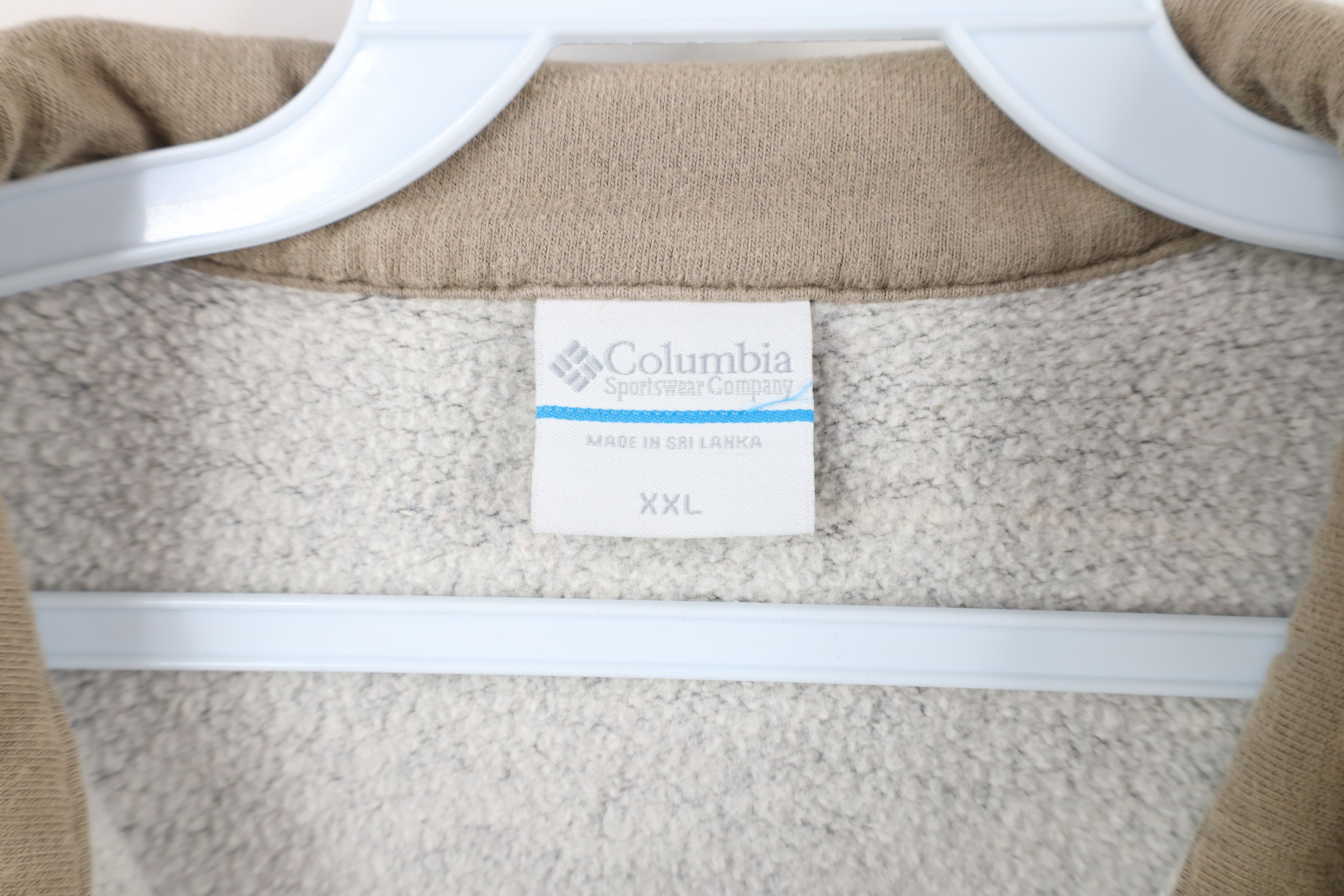 Columbia × Vintage Vintage Y2K Columbia Pullover Sweatshirt Heather Gray Size US XXL / EU 58 / 5 - 6 Thumbnail