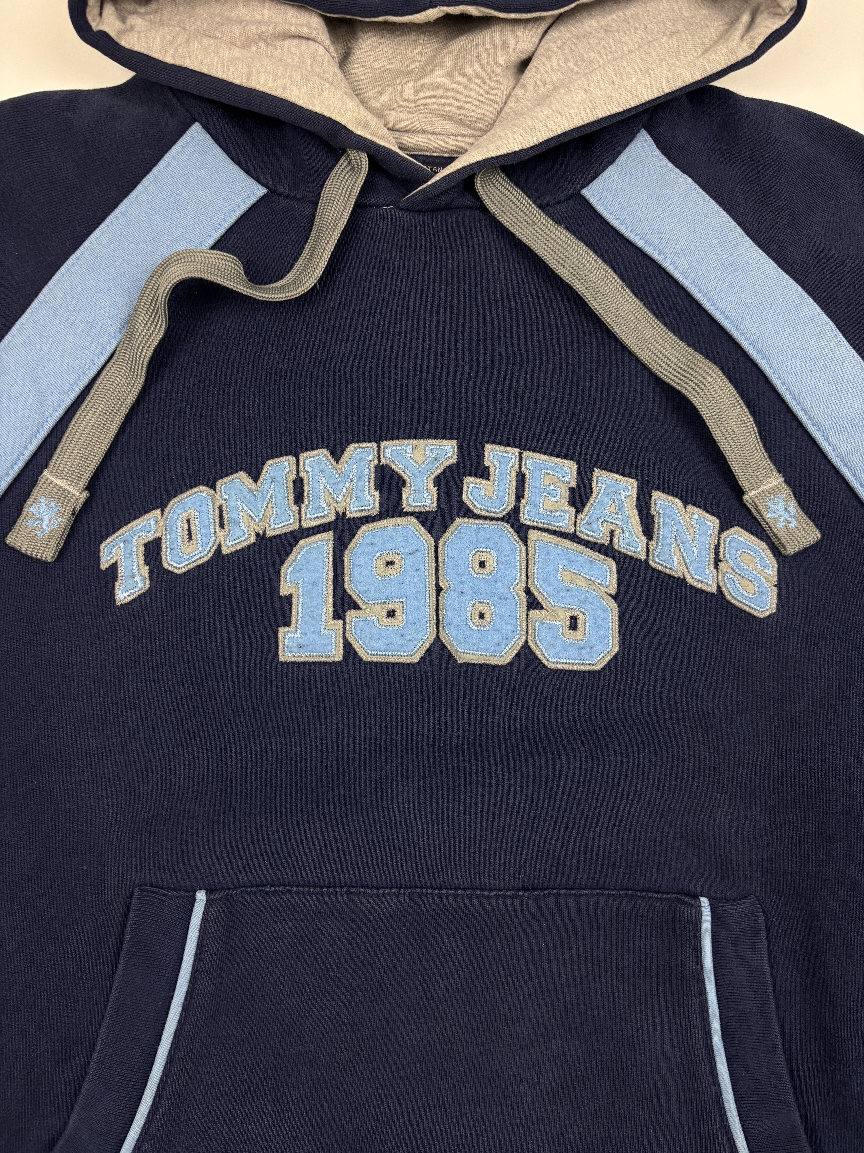 Tommy Jeans Vintage Y2K Tommy Jeans Navy Blue Hoodie Size US S / EU 44-46 / 1 - 2 Thumbnail