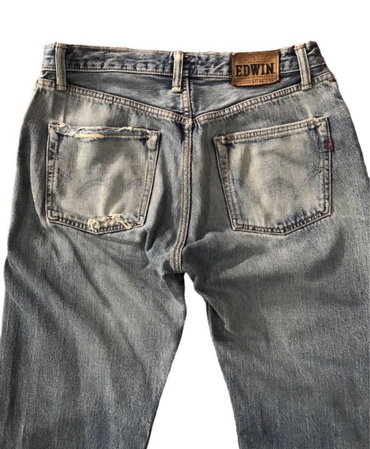 Japanese Brand × Vintage 🔥🔥Vintage 90s Edwin 505SXR Selvedge Jeans Size US 30 / EU 46 - 5 Thumbnail