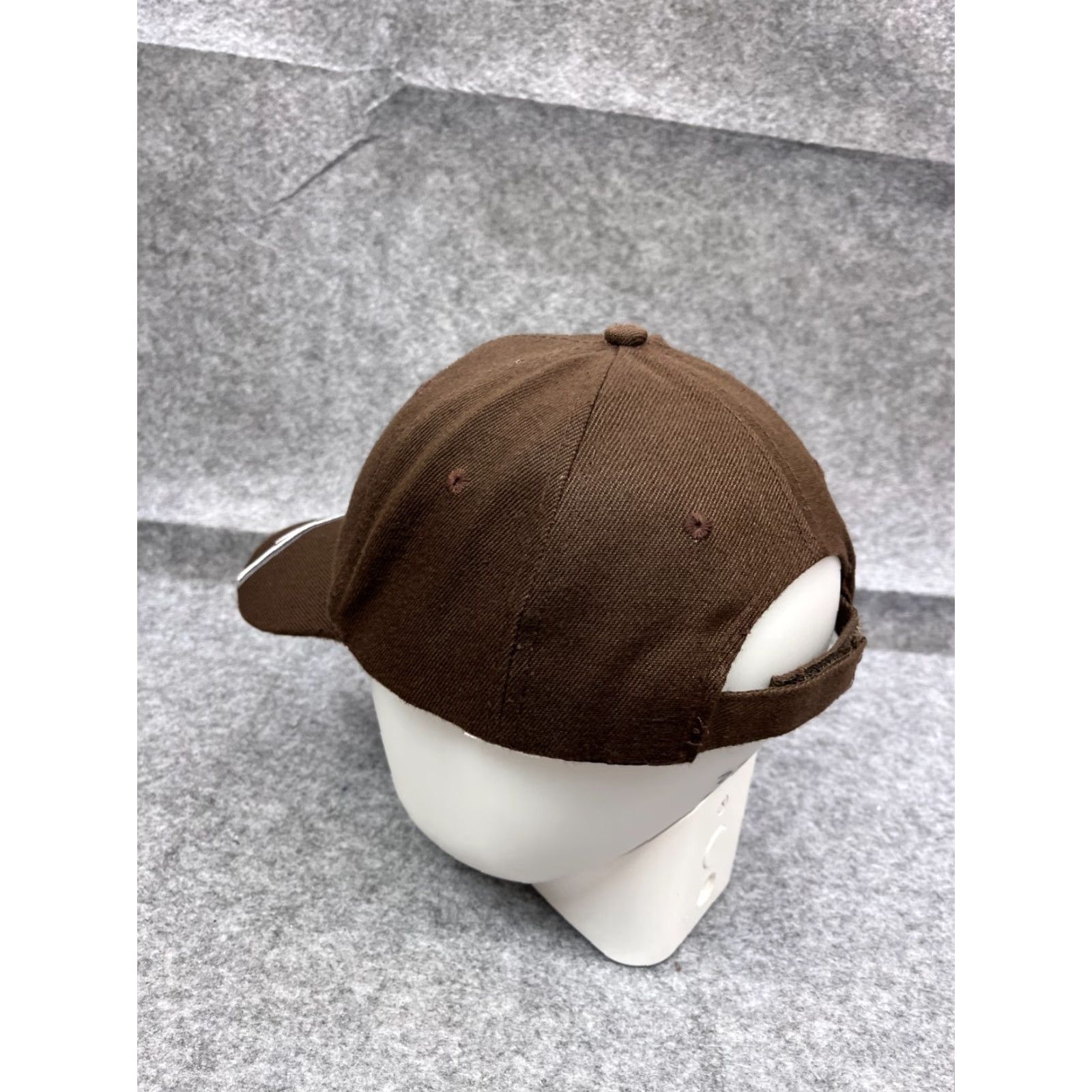 Vintage LA Hat Cap Strap Back Adult One Size Brown 100% Acrylic Outdoors Sports Hat/Cap Men Baseball Style Adjustable Lightweight Vintage: No Size ONE SIZE - 5 Thumbnail