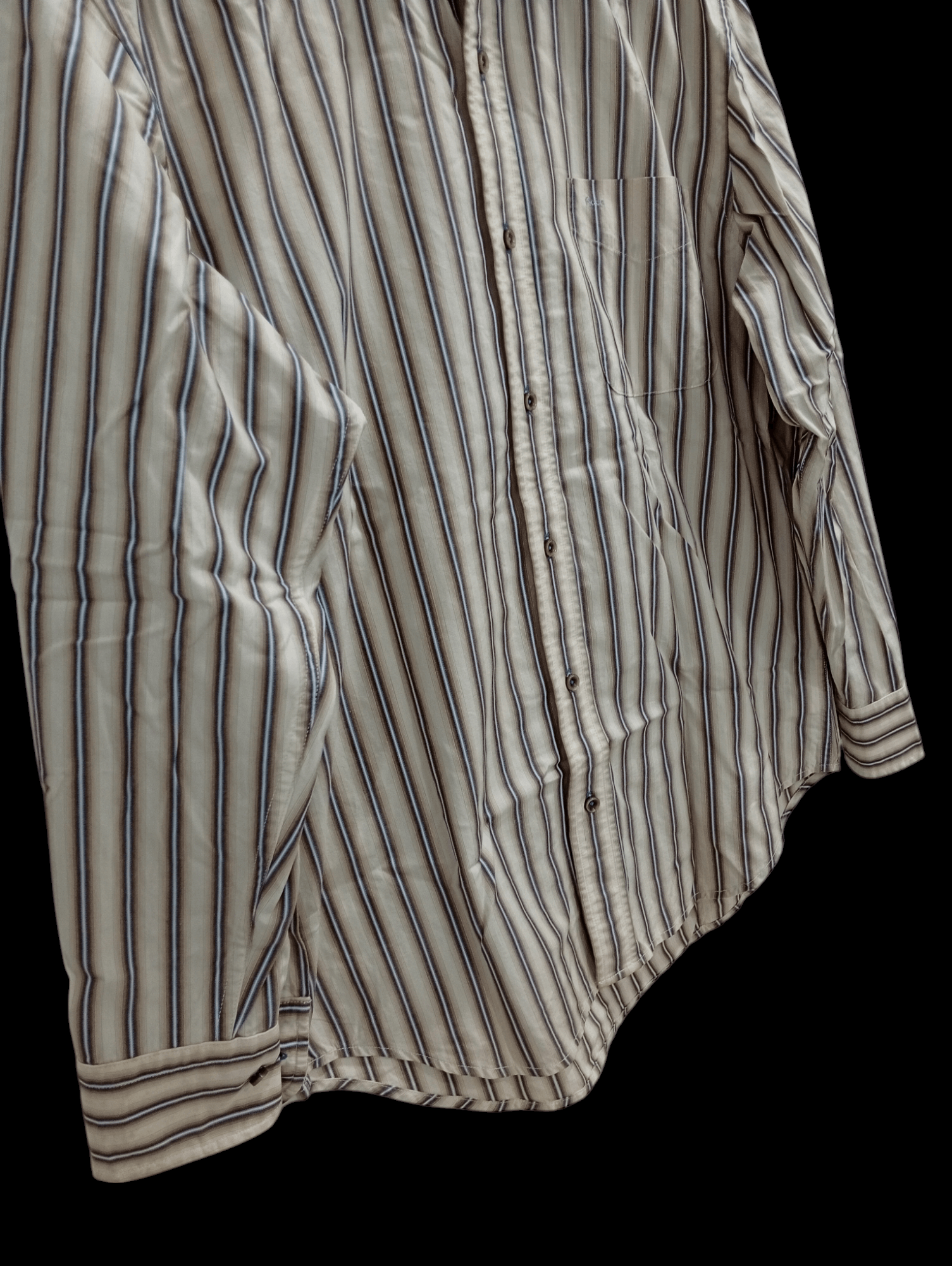 Japanese Brand × Vintage × Yoshiyuki Konishi 🔥🔥Vintage Ficce Stripe LS Shirt Size US M / EU 48-50 / 2 - 5 Thumbnail