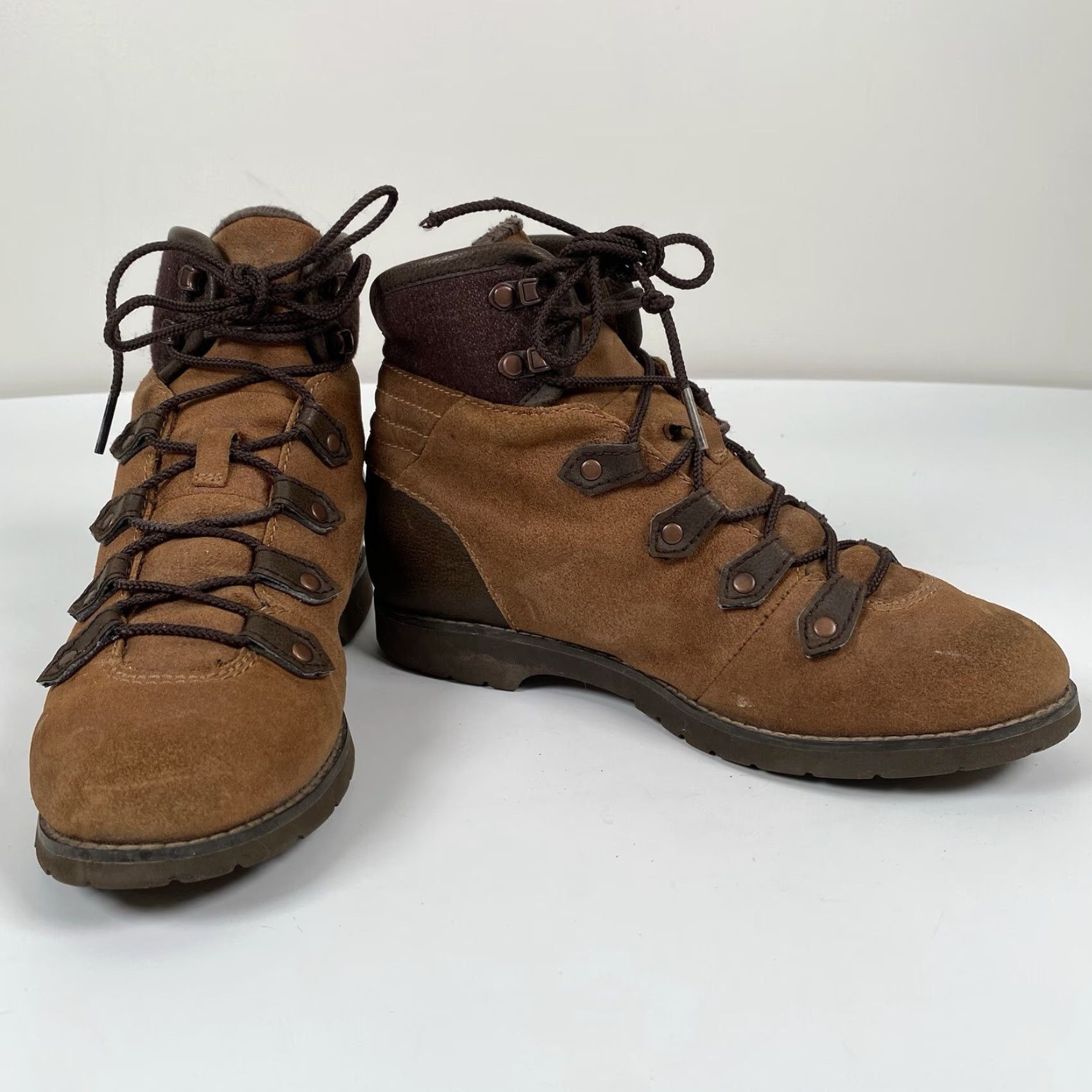 The North Face The North Face Boots Womens Size 7.5 Brown Leather Lace Up Round Waterproof Casual Ankle M Womens Size US 8 / IT 38 - 2 Thumbnail