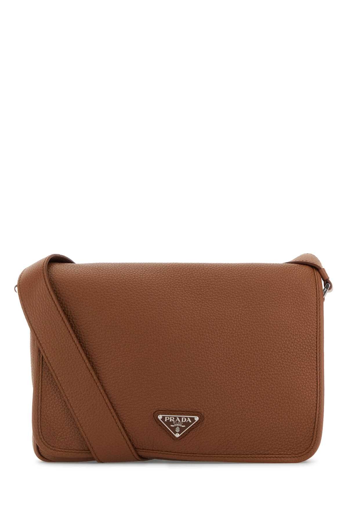 Prada Caramel Leather Crossbody Bag Size ONE SIZE - 1 Thumbnail