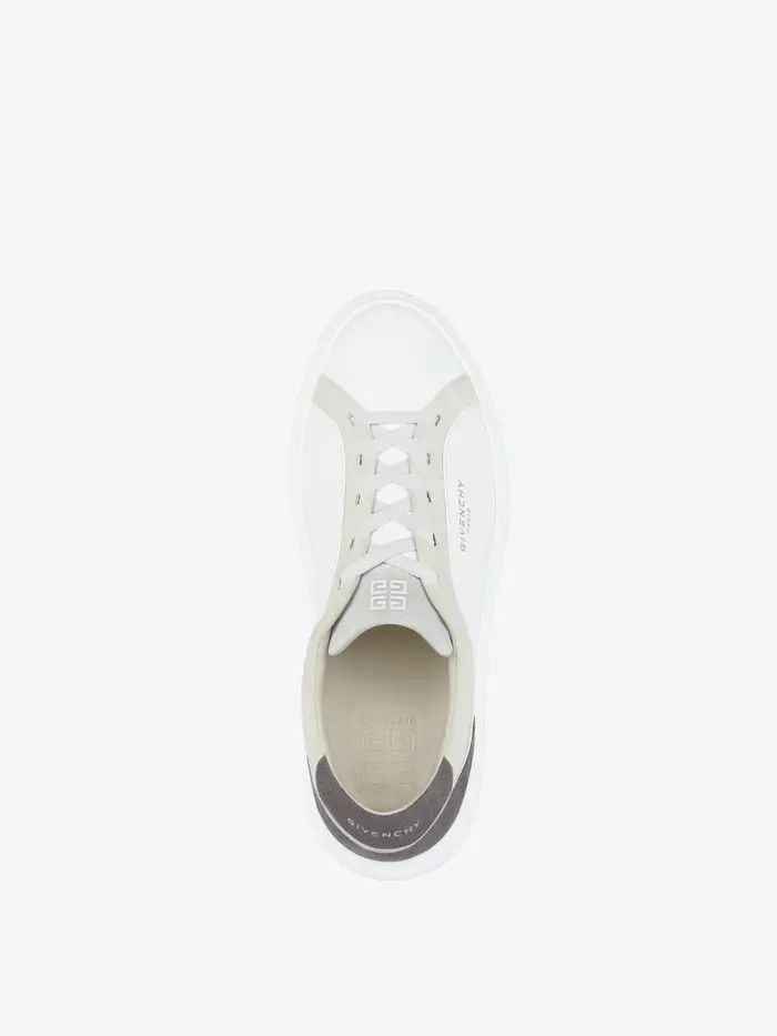 Givenchy o1w1db10326 G-Set Sneakers in Suede in White/Grey Size US 6 / EU 39 - 4 Thumbnail