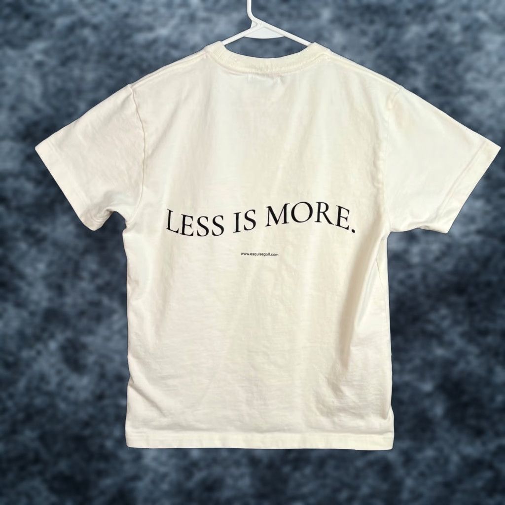 Vintage Esquise Mens T-Shirt White Organic Cotton Logo Crew Neck Short Sleeve 2020s Regular Size M Men Size US M / EU 48-50 / 2 - 1 Thumbnail