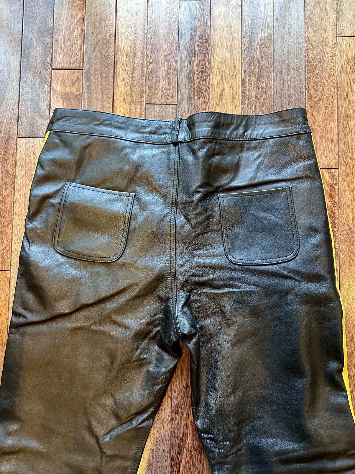 Vale Vale Kill Bill Moto Pants - black - Faux Leather - size 34 Size US 34 / EU 50 - 6 Thumbnail