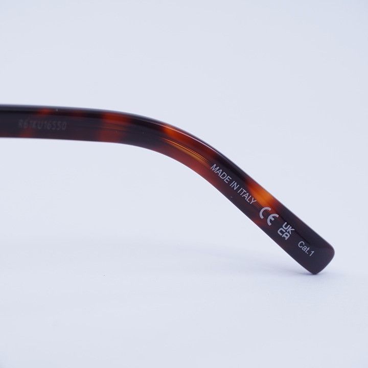 Saint Laurent Paris Saint Laurent SL596 DUNE 003 Sunglasses Havana Aviator Frame Size ONE SIZE - 8 Thumbnail