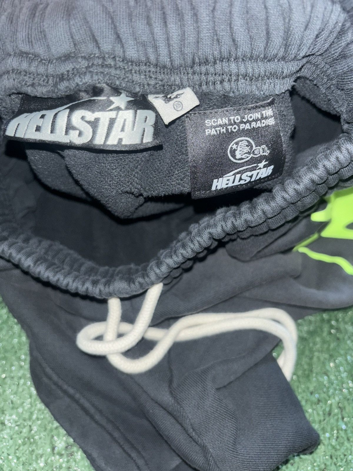 HELLSTAR Hellstar Black Green Flame Shorts Size US 26 / EU 42 - 5 Thumbnail