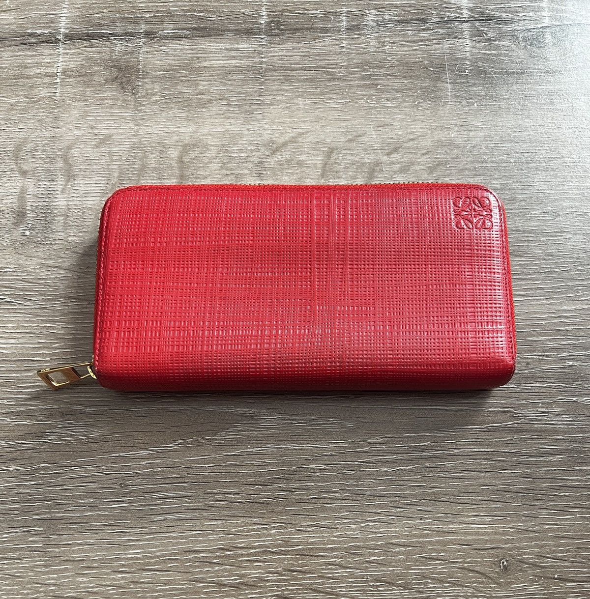 image of Loewe Red Long Wallet, Women's