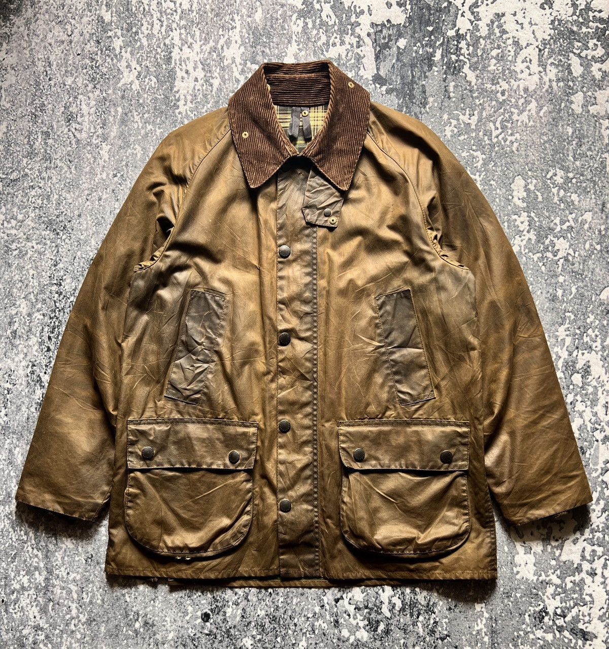 Barbour Vtg Made in England Barbour Bedale Wax Jacket Size US M / EU 48-50 / 2 - 1 Thumbnail