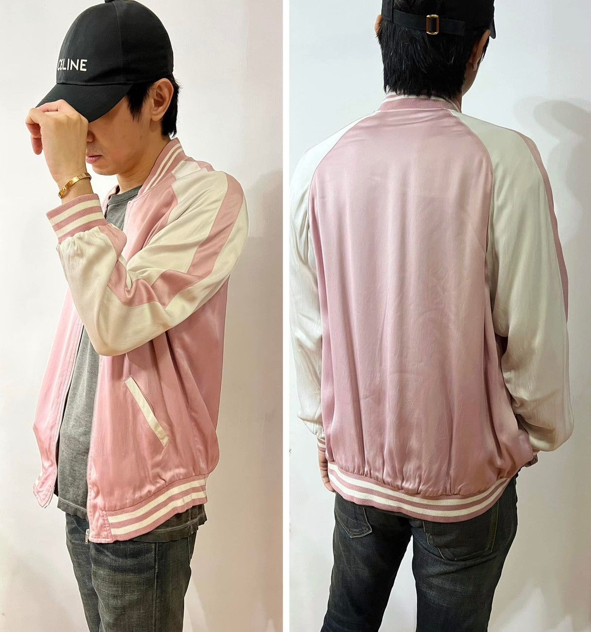 Hedi Slimane × Saint Laurent Paris 16SS Bleached Distress Denim Jacket sz S Size US S / EU 44-46 / 1 - 2 Thumbnail
