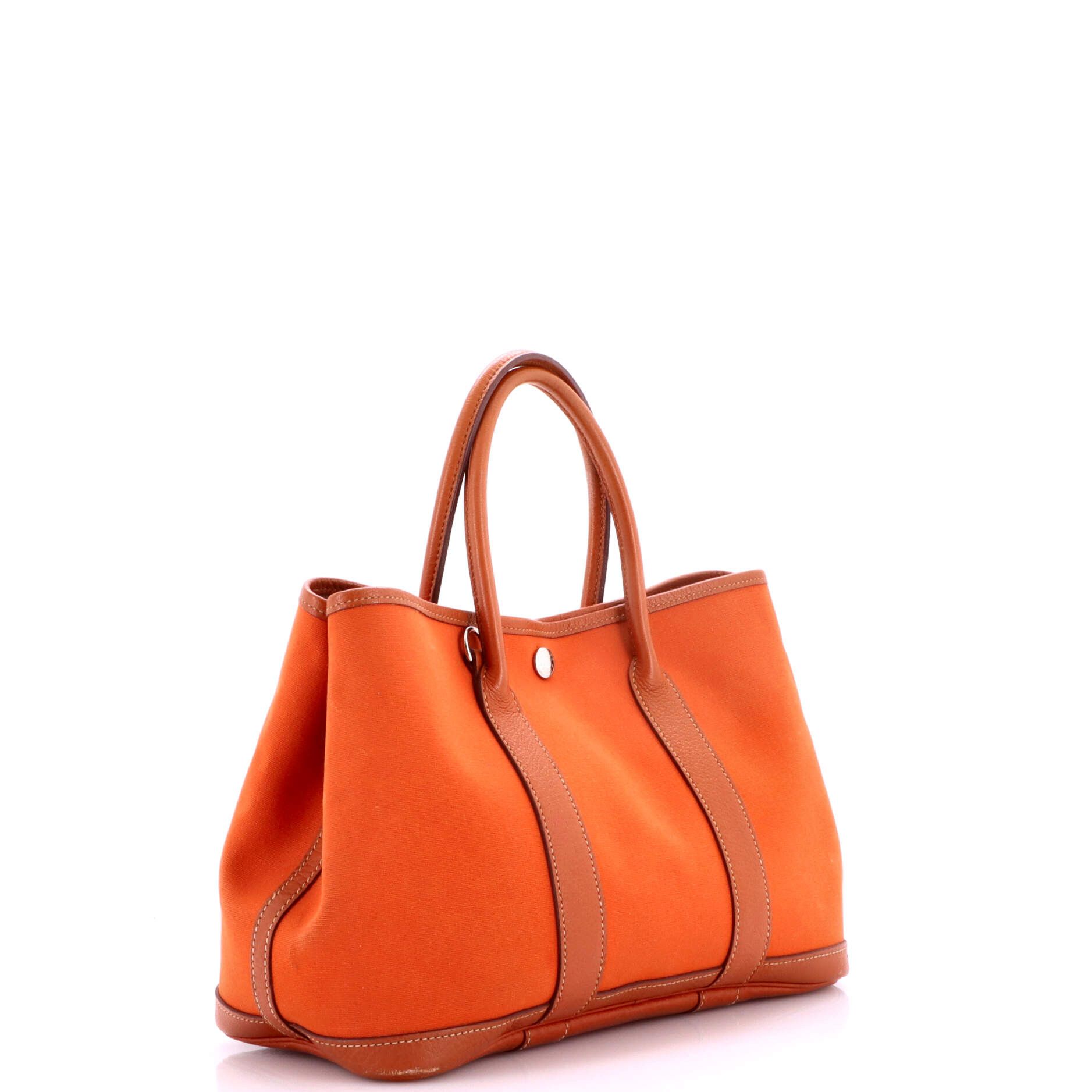 Hermes Garden Party Tote Toile and Leather 30 Size ONE SIZE - 1 Thumbnail