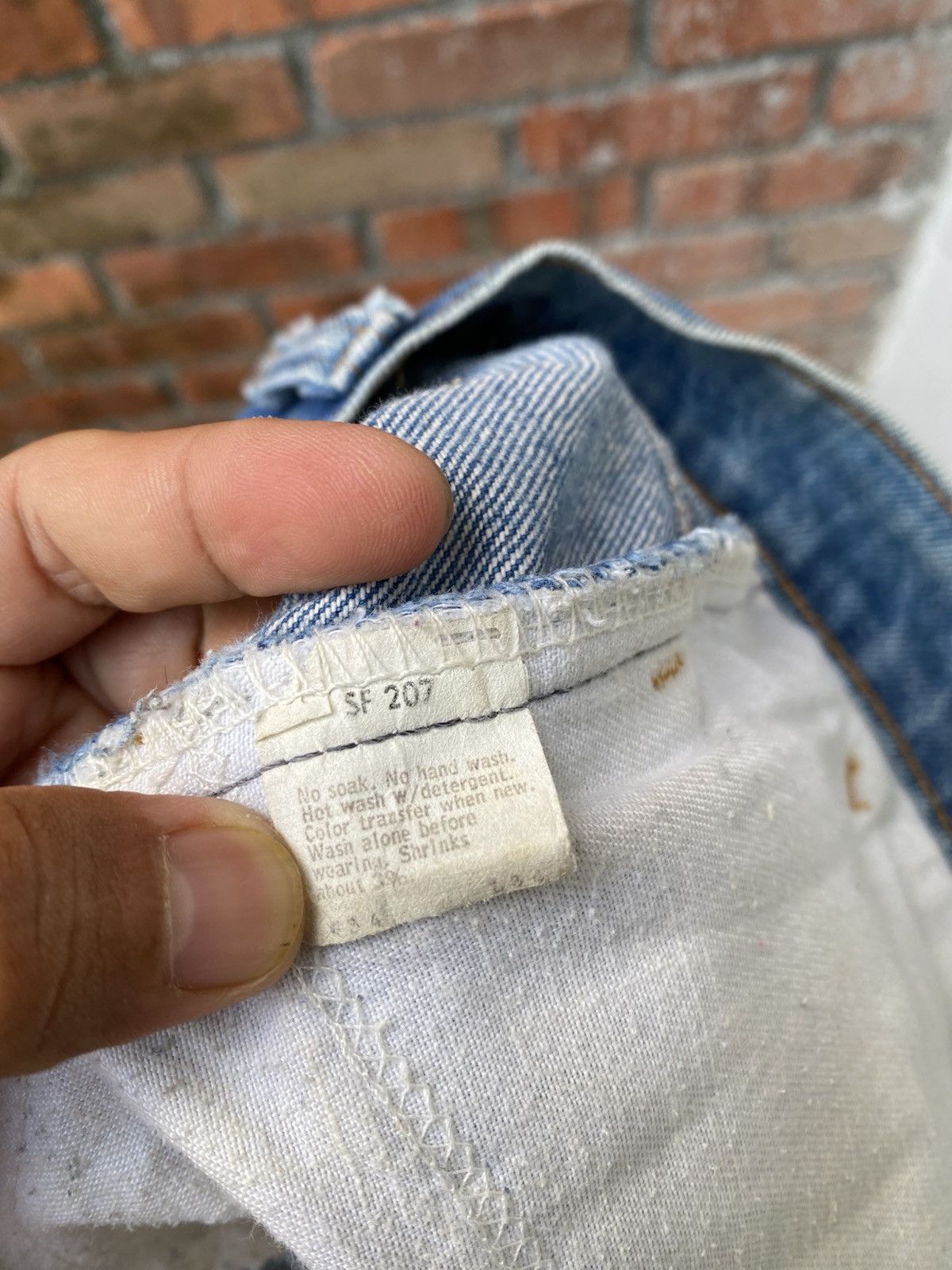 Levi's Vintage Clothing W33x28 Vintage levi's 646 orange tab flare made in USA Size US 33 - 7 Thumbnail