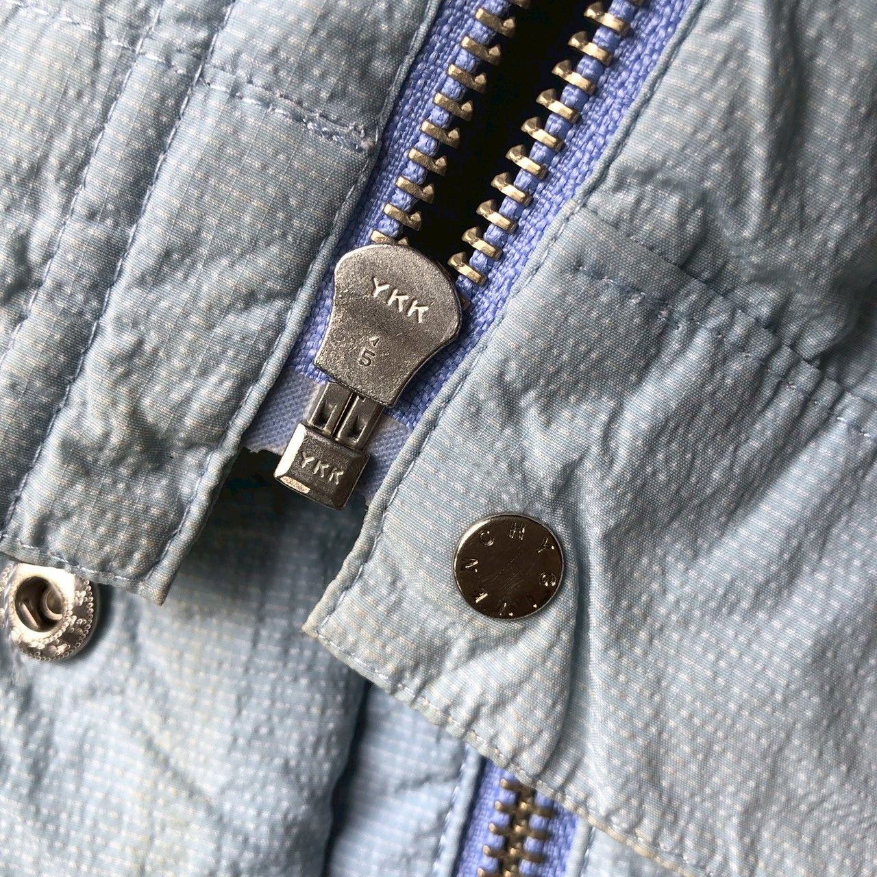Givenchy Givenchy Light Blue Zip Jacket Archive Piece Size US L / EU 52-54 / 3 - 10 Thumbnail