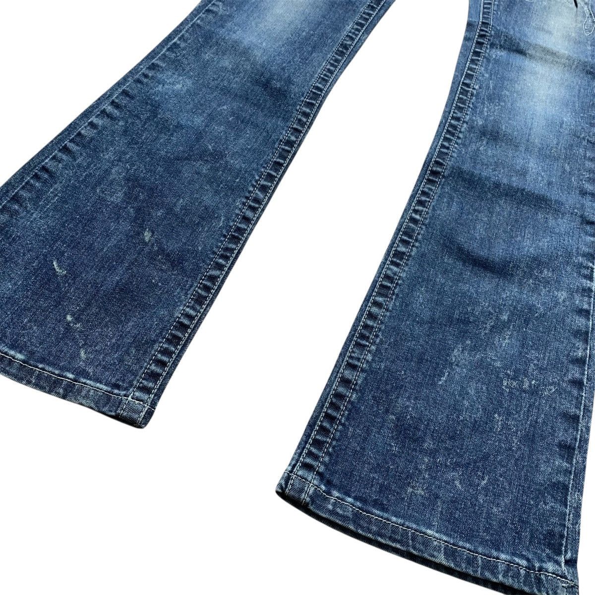 Affliction Y2k Affliction Distressed Flare Patch Punk Lgb V-keii Style Size US 29 - 5 Thumbnail