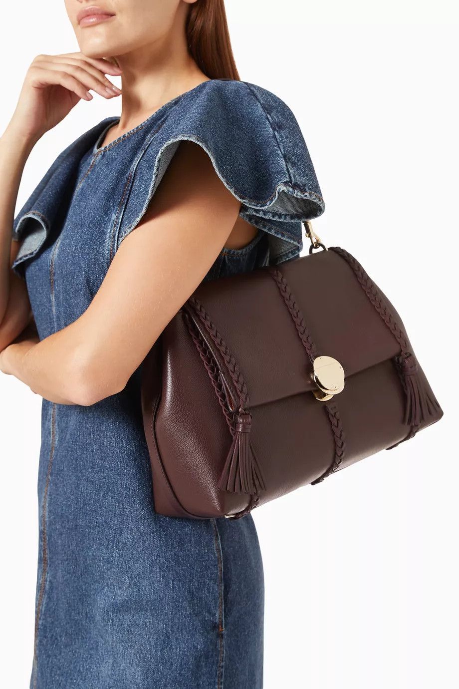 Chloe o1y0825 Size : OS / Handbag in Dark Brown Size ONE SIZE - 4 Thumbnail