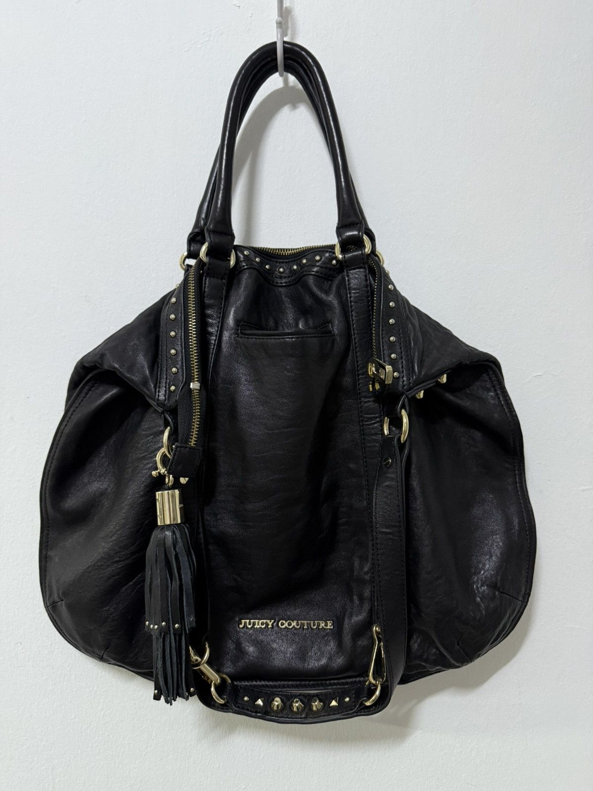Juicy Couture 2000s Juicy Couture Rockstar Collection Studded Leather bag Size ONE SIZE - 3 Thumbnail