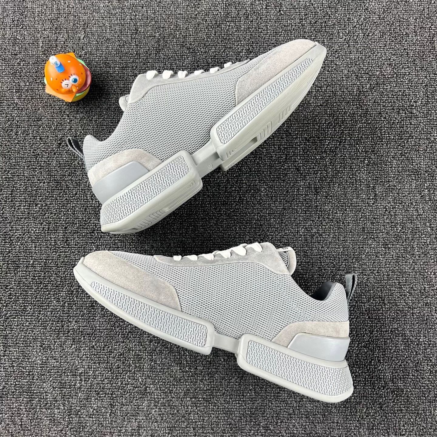 Hermes Hermès gray color blocked sneakers 40.5 Size US 7.5 / EU 40-41 - 3 Thumbnail