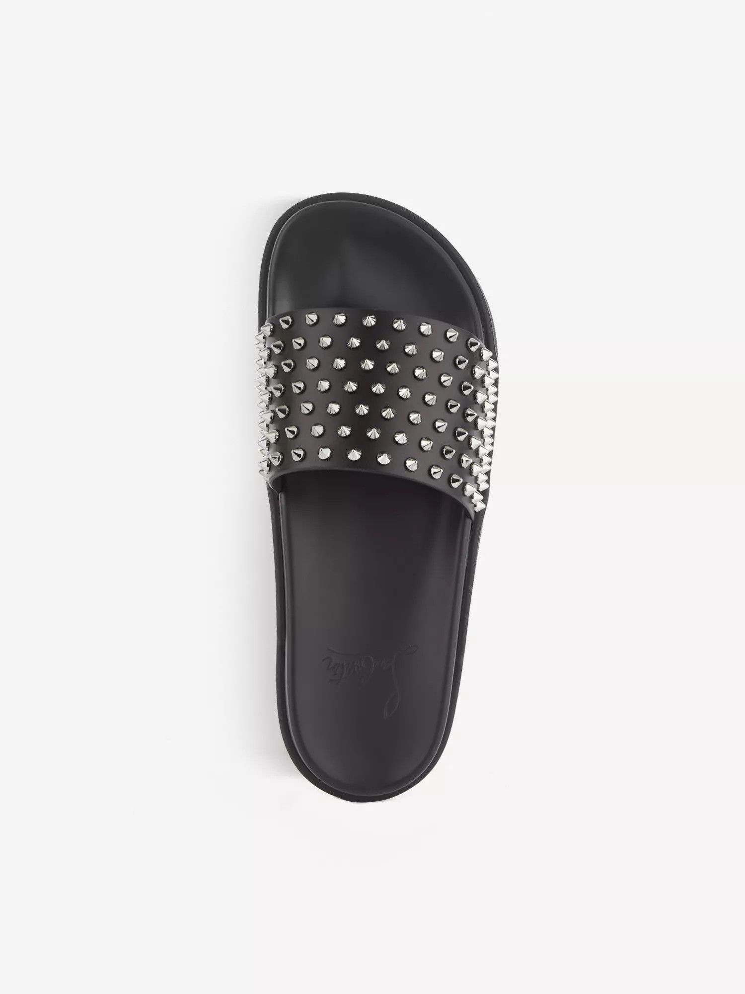 Christian Louboutin o1w1db10425 Slips in Black Size US 12 / EU 45 - 3 Thumbnail