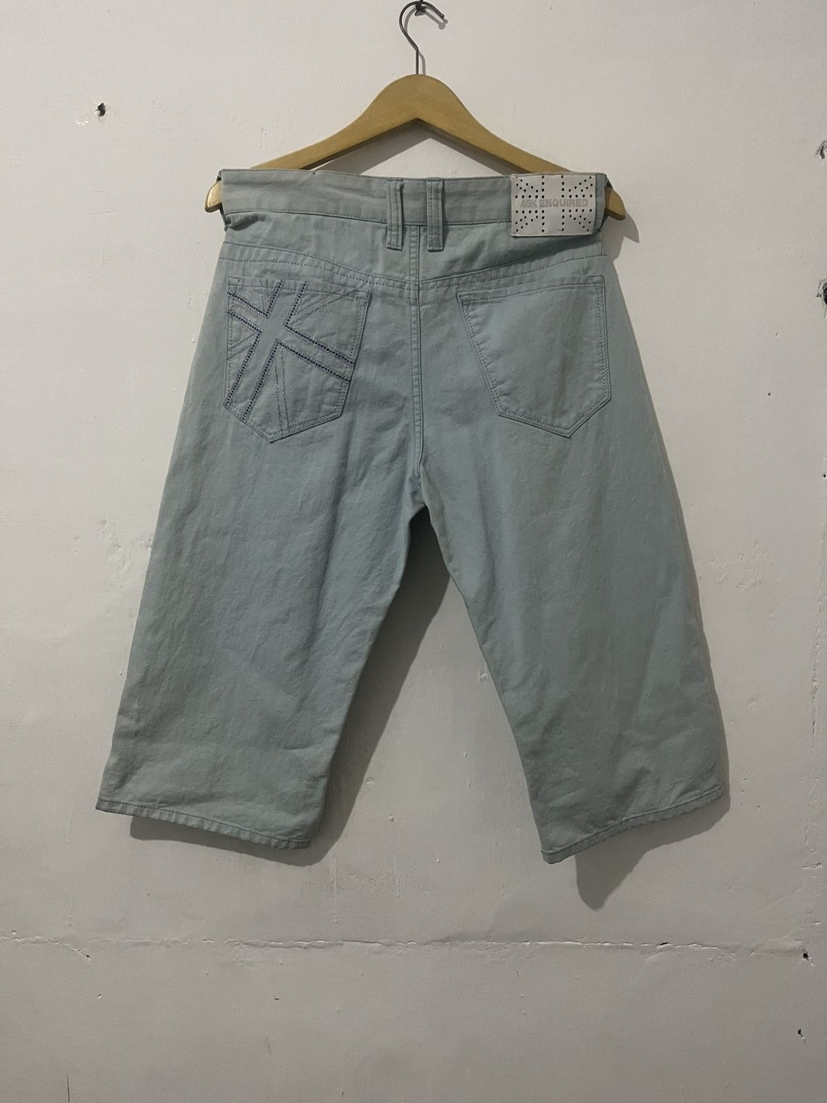 Japanese Brand DENIM SHORTS ASK ENQUIRED Size US 32 / EU 48 - 7 Thumbnail