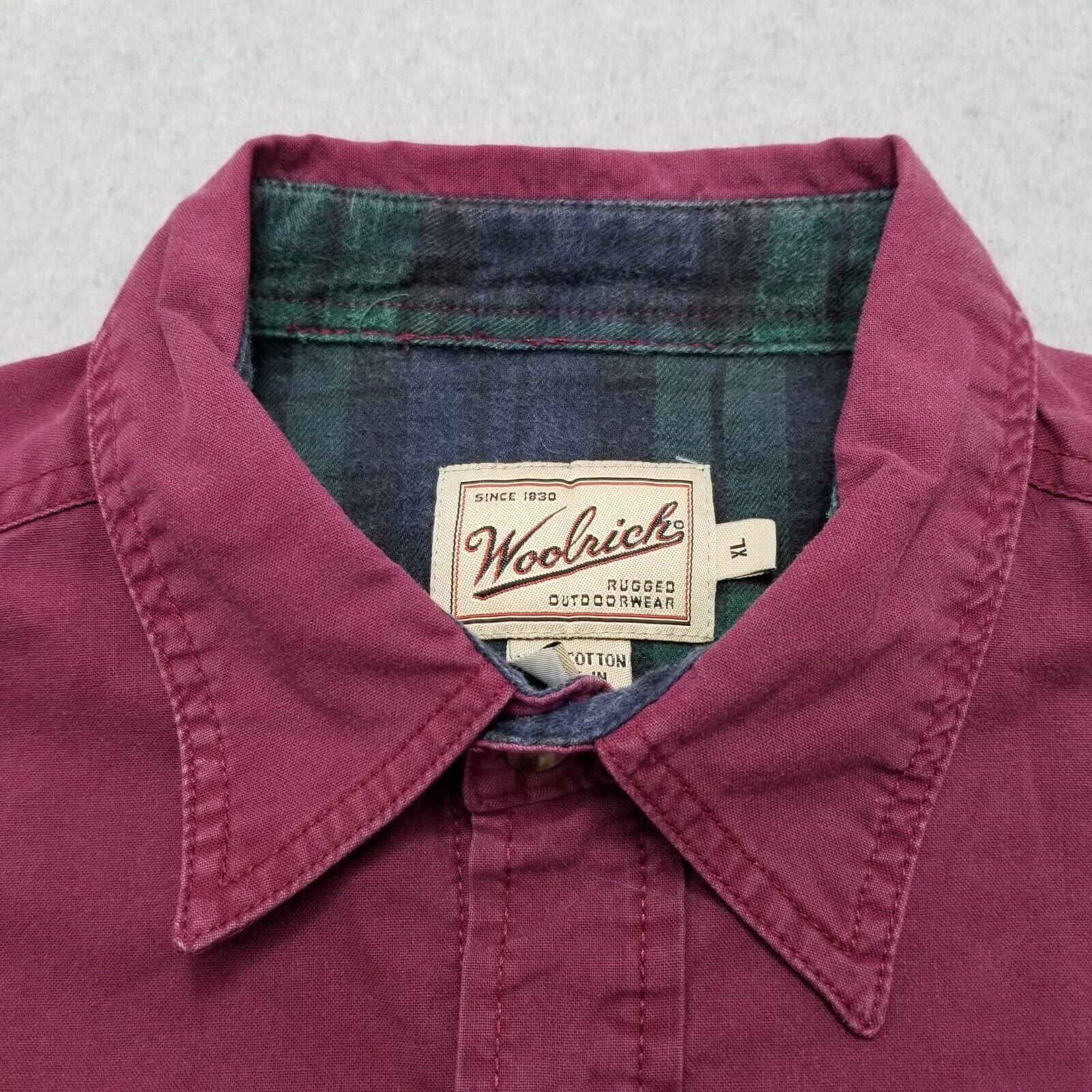 Other Woolrich Shirt Mens XL Casual Button Up Long Sleeve Pockets Size US XL / EU 56 / 4 - 7 Thumbnail