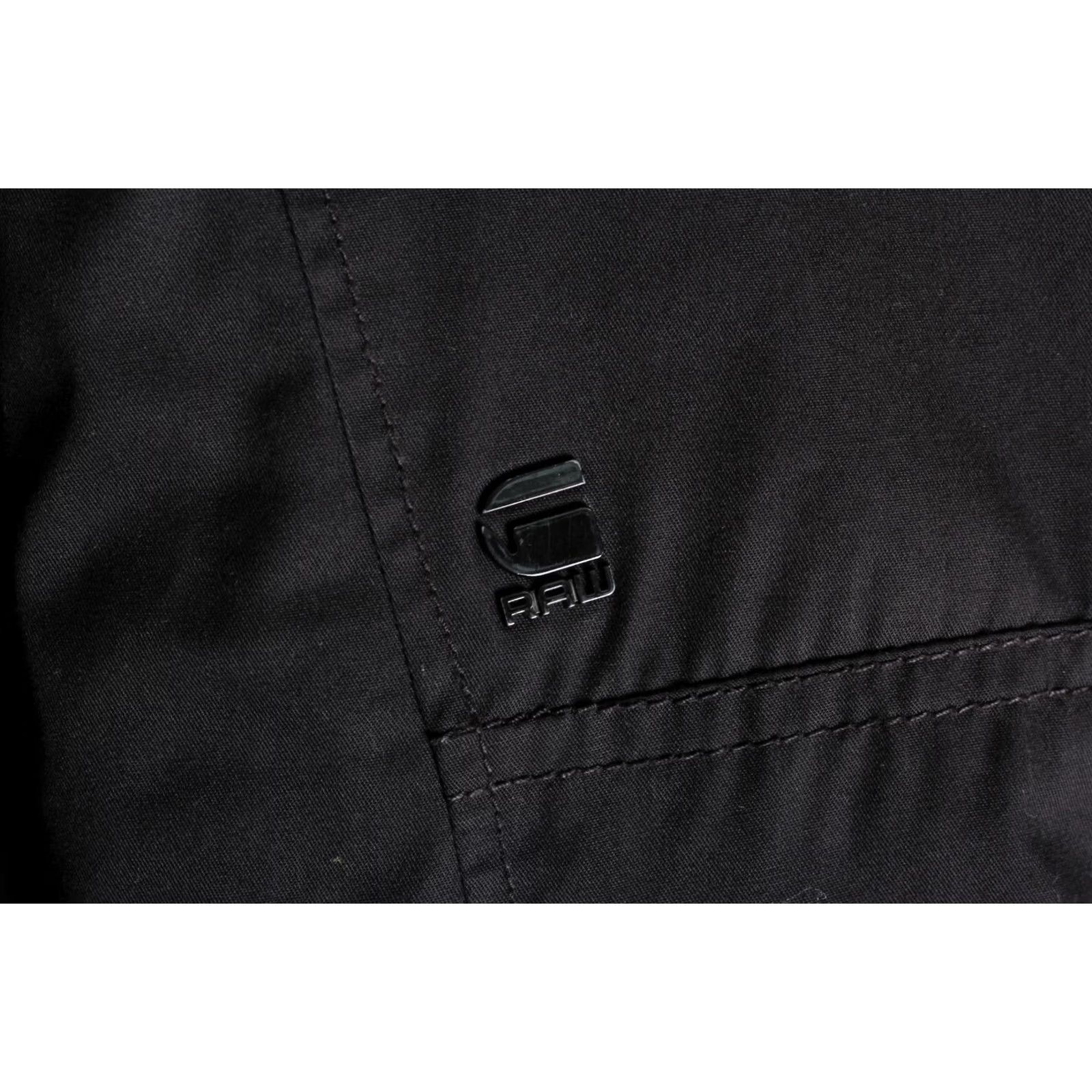 G-Star G-STAR Whistler Twill Fur Hdd Short Parka Jacket Men M Hooded MJ3718 Black Size US 31 - 7 Thumbnail