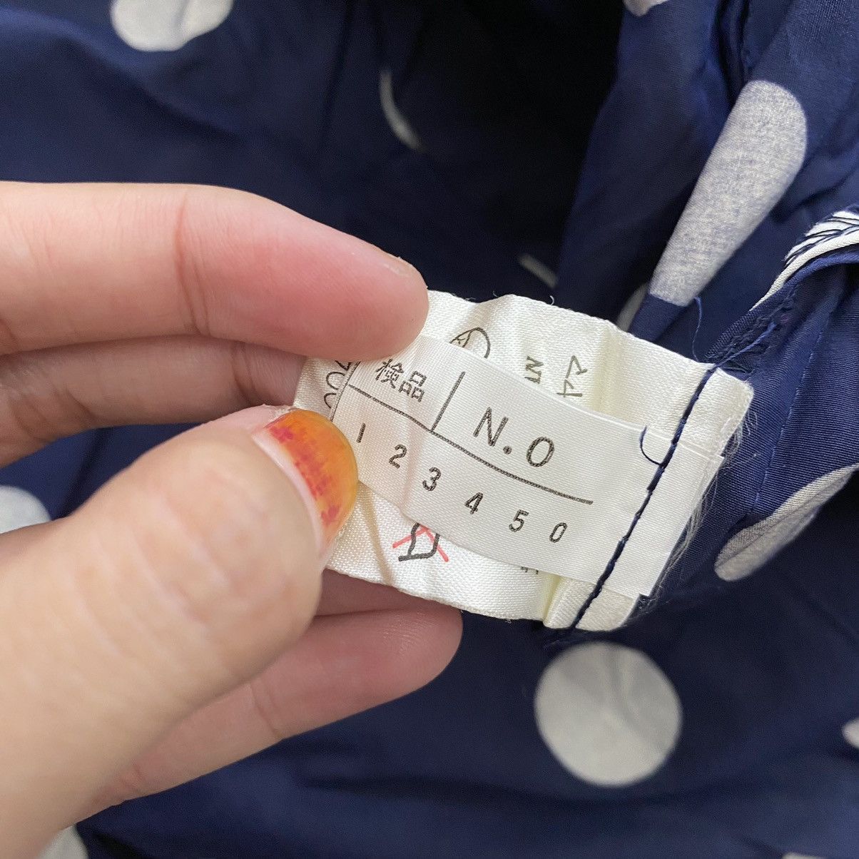 Japanese Brand LEILIAN Japanese Brand Polca Dot Design Overprint Overcoat Size XL / US 12-14 / IT 48-50 - 6 Thumbnail