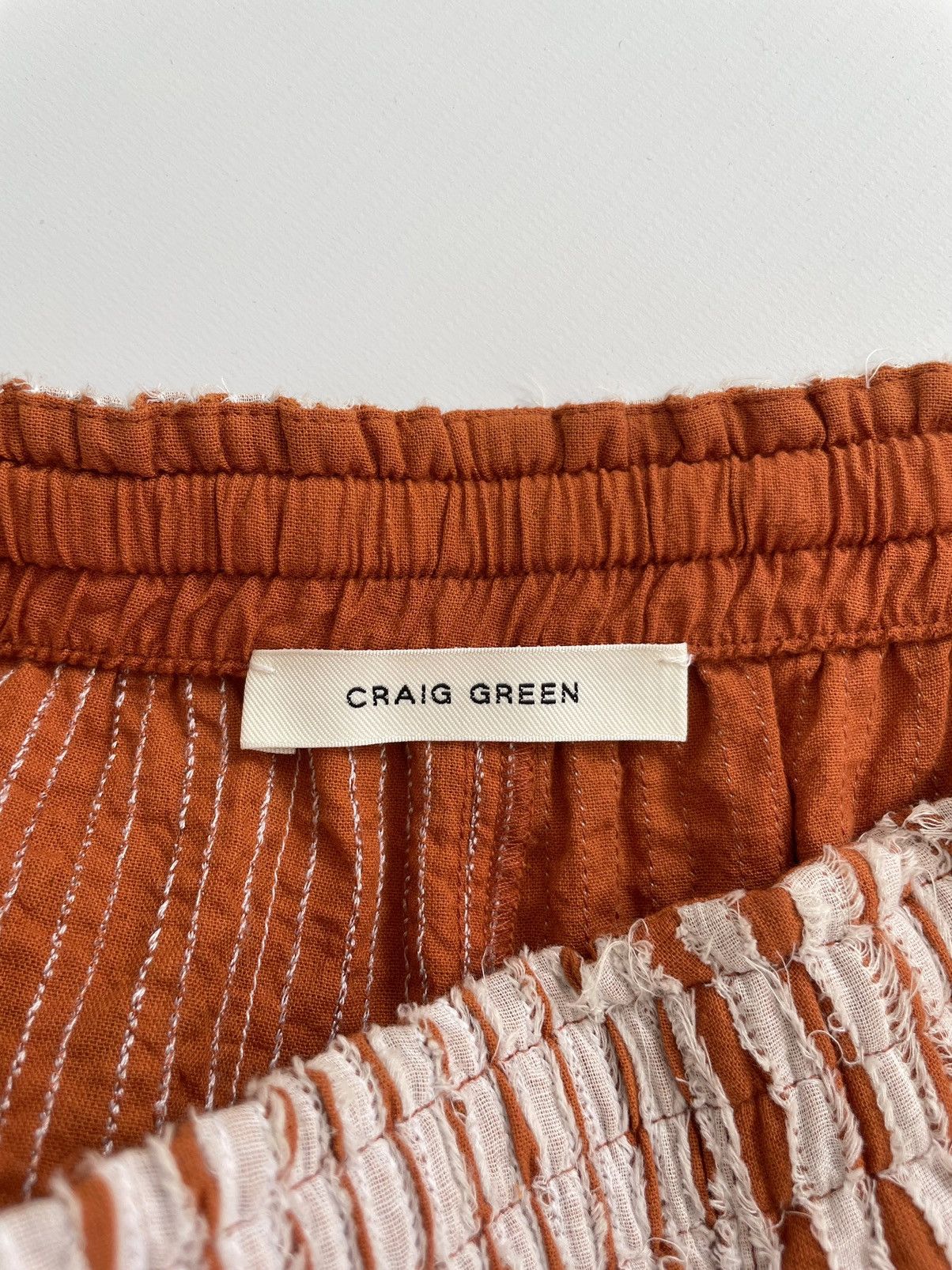 Craig Green A/W 23 Sample Hand Pulled Stripe Trousers Size US 32 / EU 48 - 5 Thumbnail
