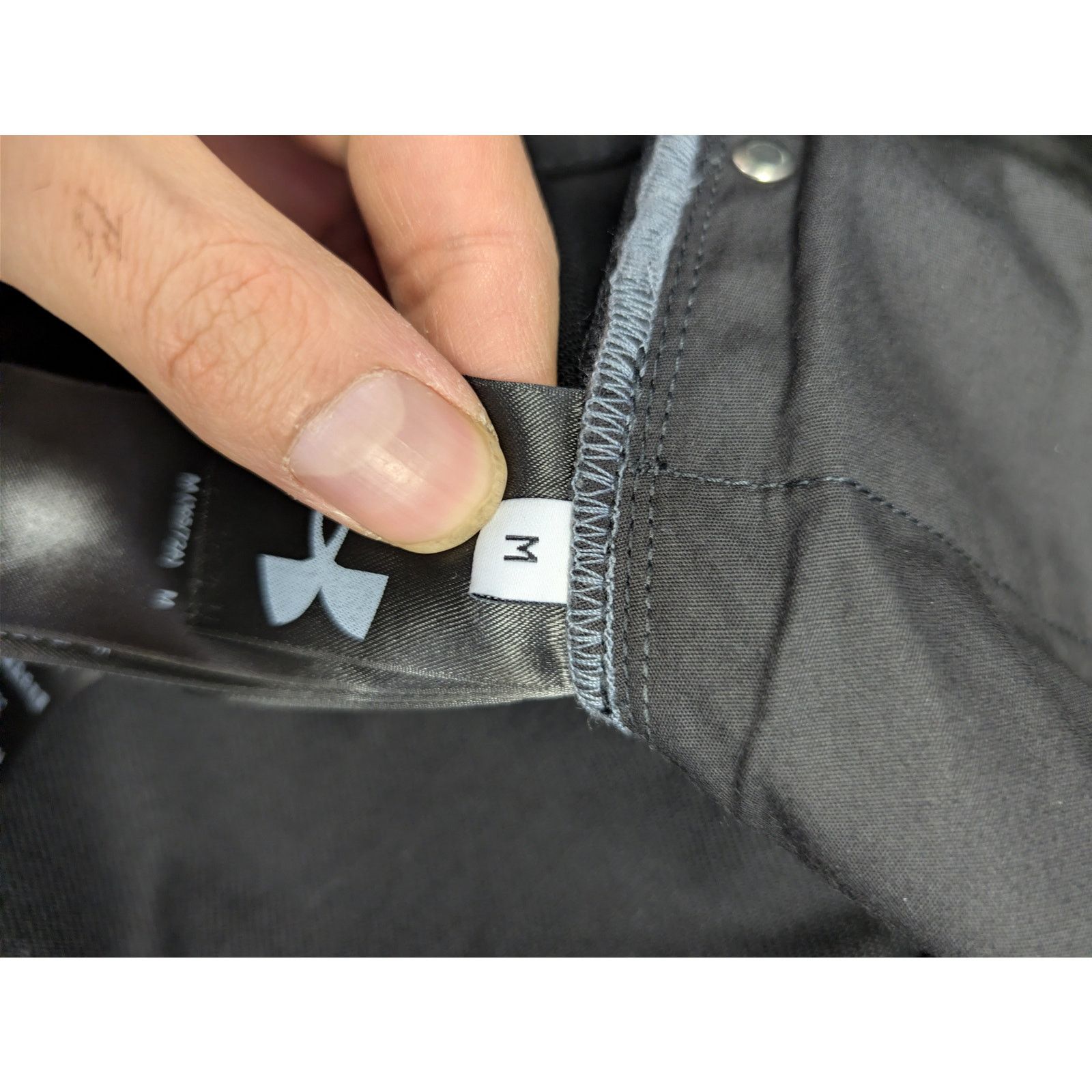 Balenciaga × Under Armour o1rshd1 TSUI Twill Denim Tracksuit Denim Pants Jeans Black Size US 30 / EU 46 - 16 Thumbnail