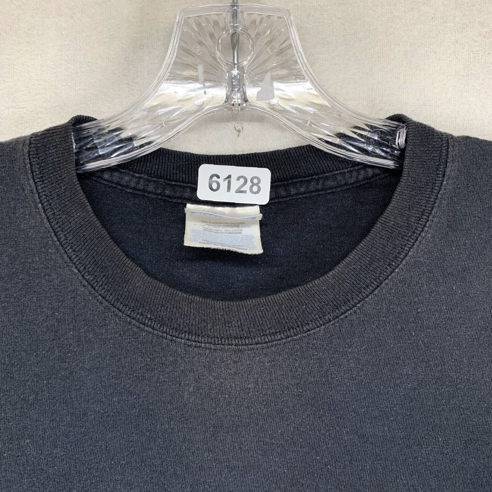 Hanes VINTAGE Hanes Chivas Regal T-Shirt XL Faded Black Graphic Print 90s y2k Mens Size US XL / EU 56 / 4 - 4 Thumbnail
