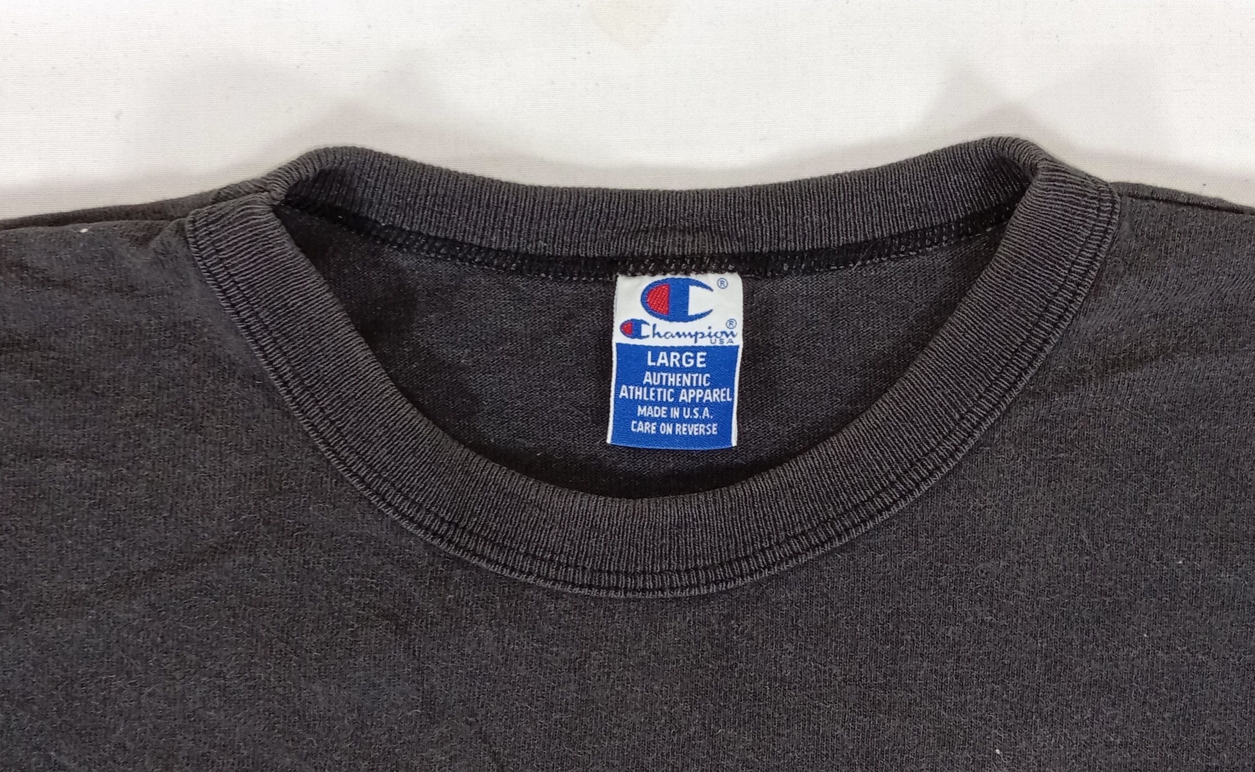 Champion Vintage 90s Single Stitch Champion Made In USA T Shirt Size US L / EU 52-54 / 3 - 3 Thumbnail