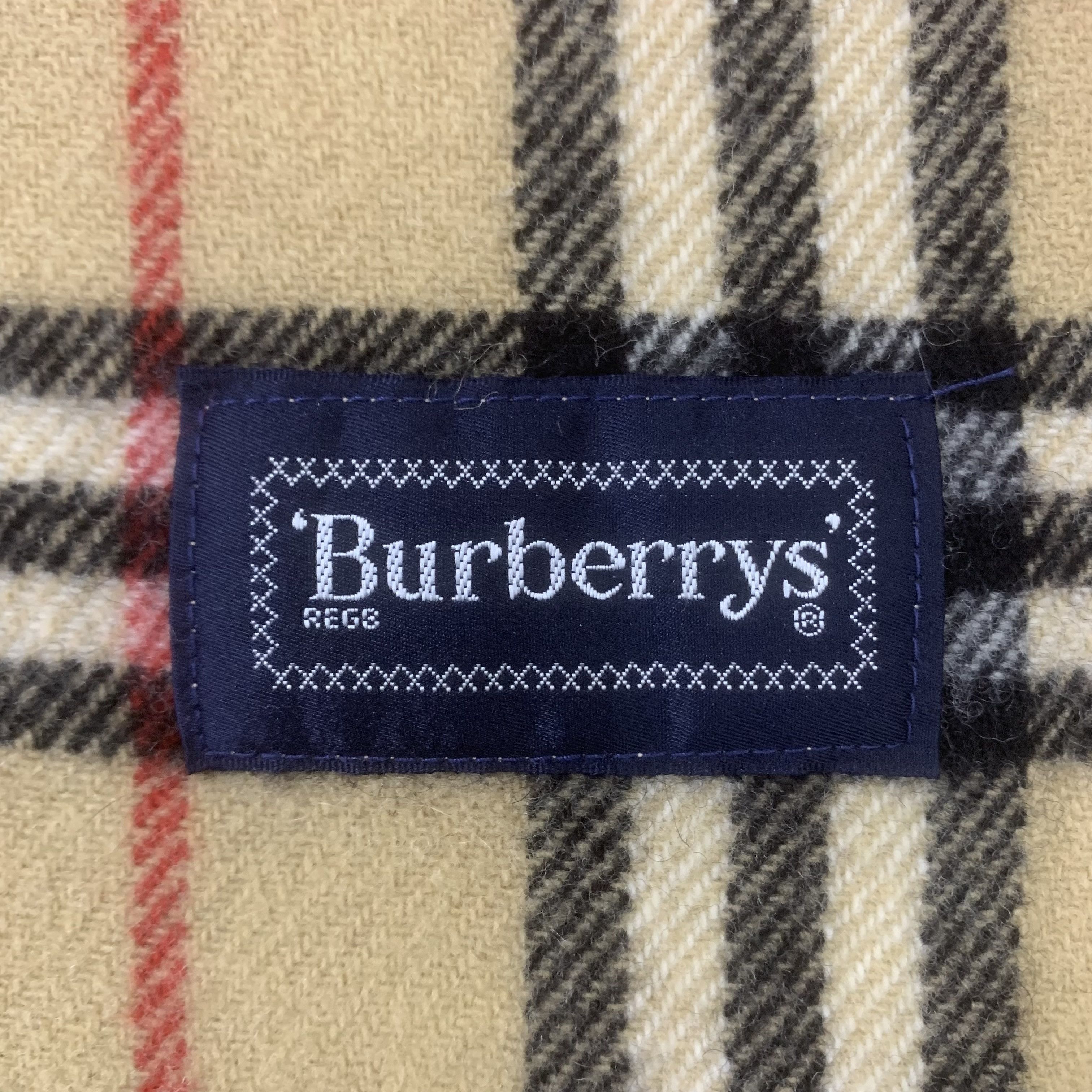 Burberry Burberry Scarf Wool Muffler Neck Wrap BL9286 Size ONE SIZE - 6 Thumbnail