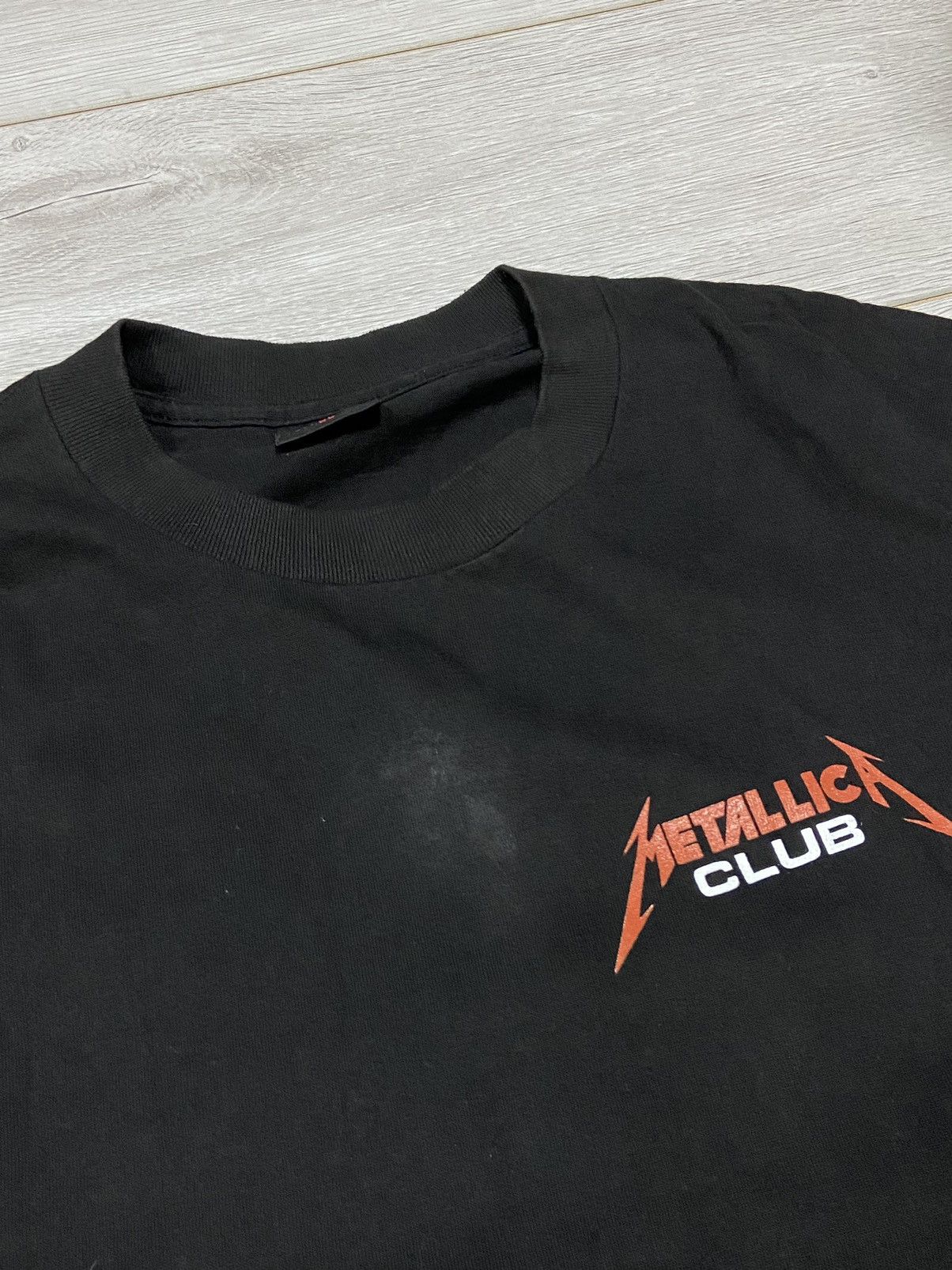 Metallica Metallica the club 1994 vintage t-shirt Size US XL / EU 56 / 4 - 3 Thumbnail