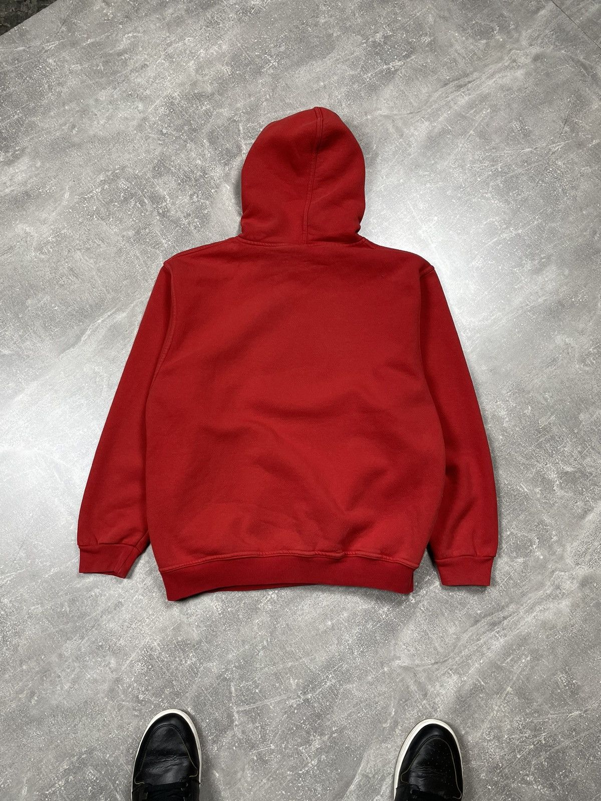 Vintage × eS Rare ES Skateboarding Footwear Red Hoodie Made in USA Size US M / EU 48-50 / 2 - 6 Thumbnail