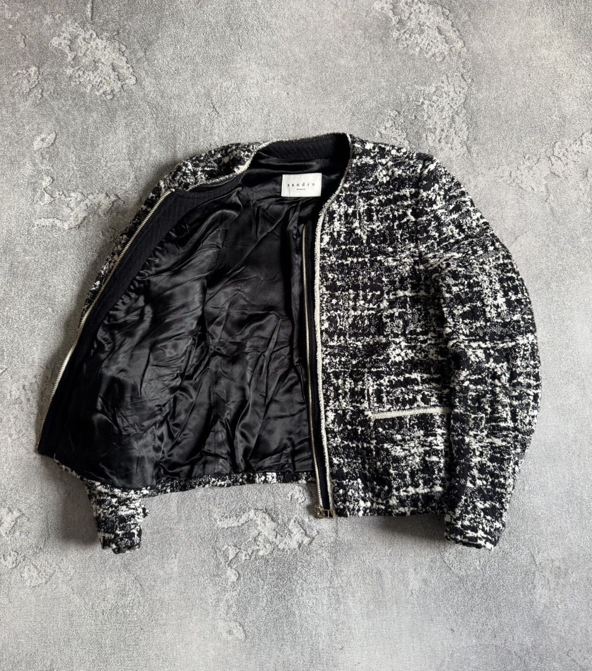 Sandro Sandro 36size casual zip blazer jacket 🧥 old money Size S / US 4 / IT 40 - 6 Thumbnail