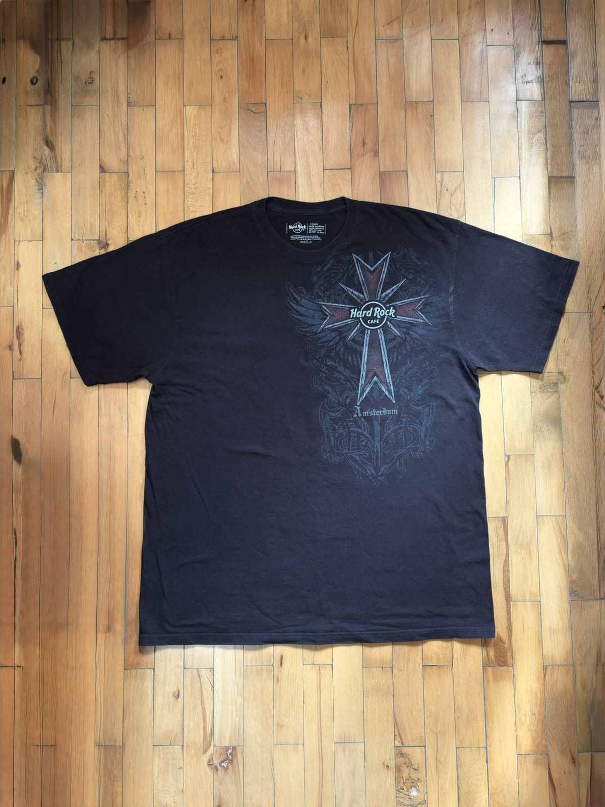 Hard Rock Cafe Vintage Hard Rock Cafe Y2K Amsterdam T-Shirt Size US XL / EU 56 / 4 - 4 Thumbnail