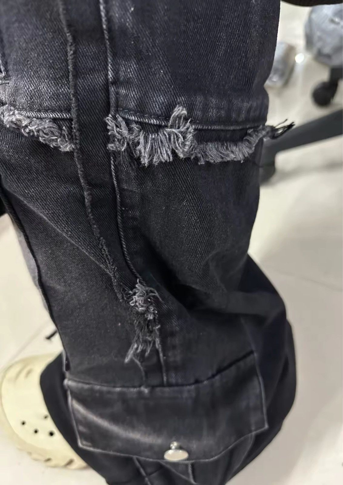 Japanese Brand × Jean Multi-Pocket Baggy Jean Size US 29 - 7 Thumbnail