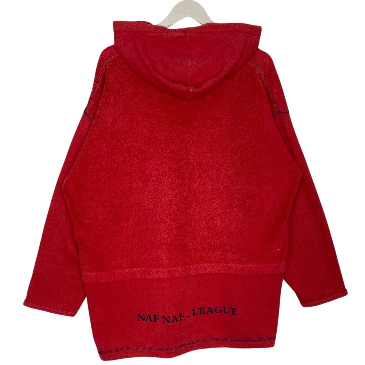 Vintage Vintage Naf Naf Paris Sweatshirt CrewnecRed Pullover Size XL Size US XL / EU 56 / 4 - 8 Thumbnail